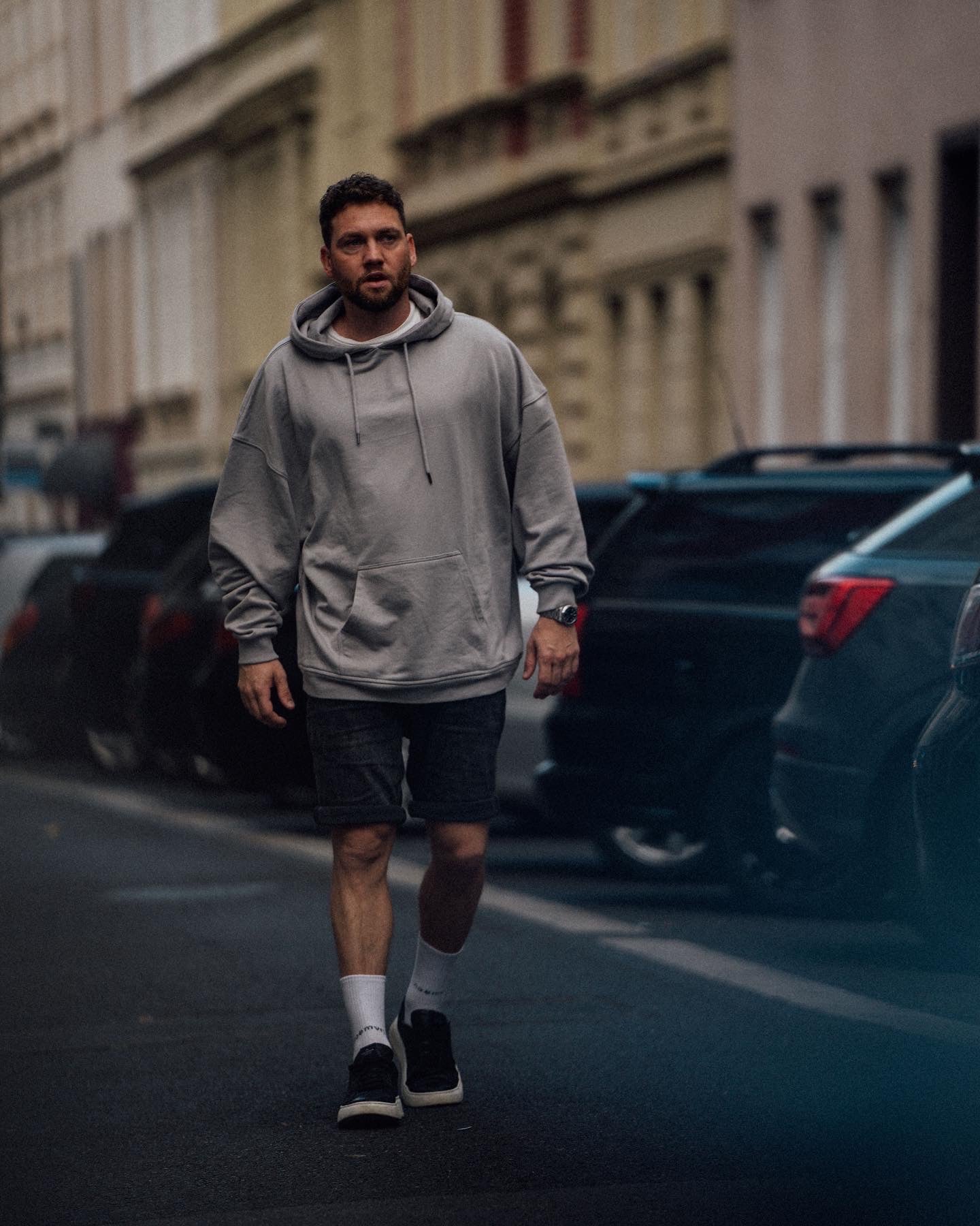 oversized Hoodie / grey