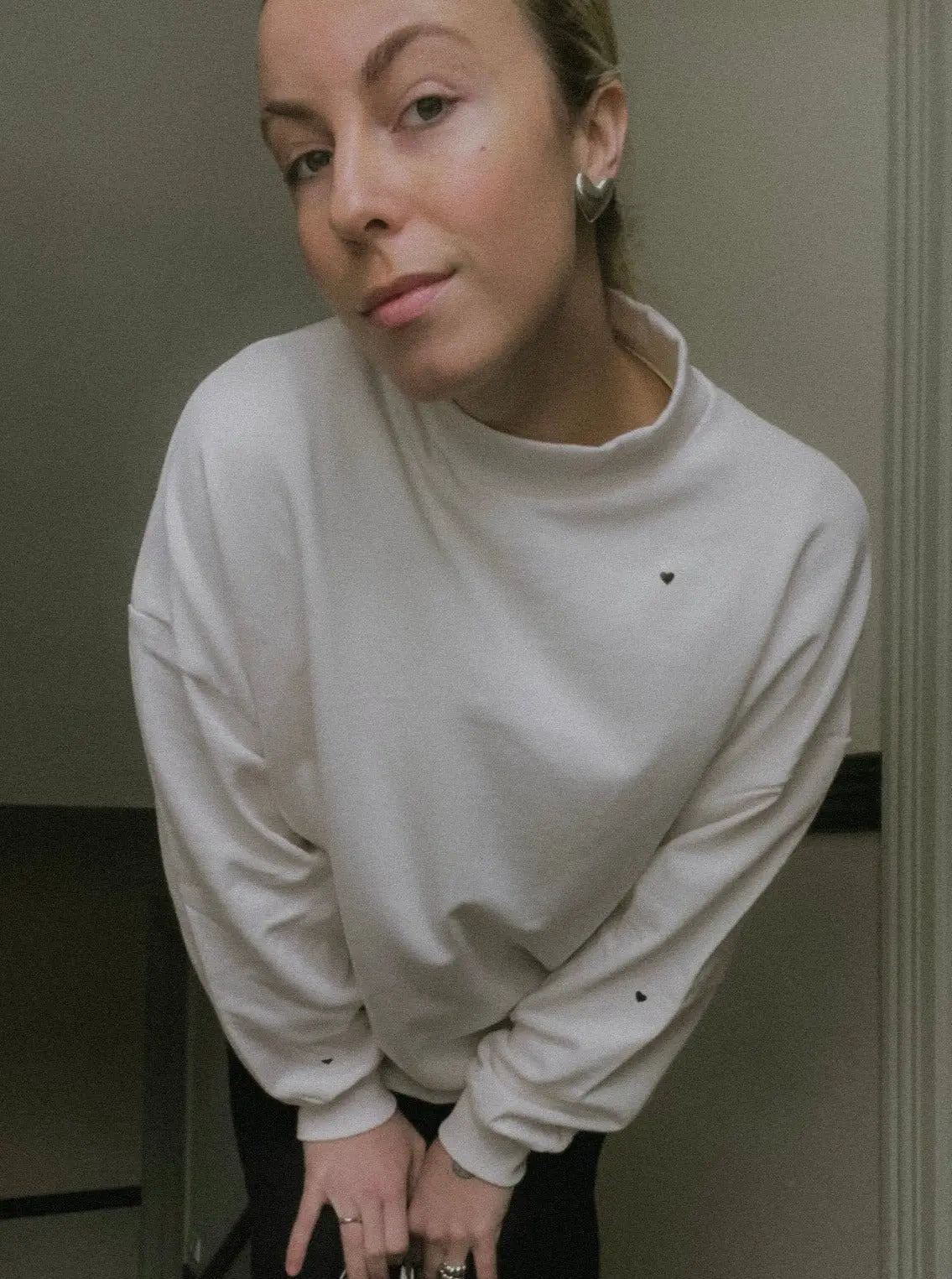 BLACK HEART - Sweatshirt - noёmvri fashion label