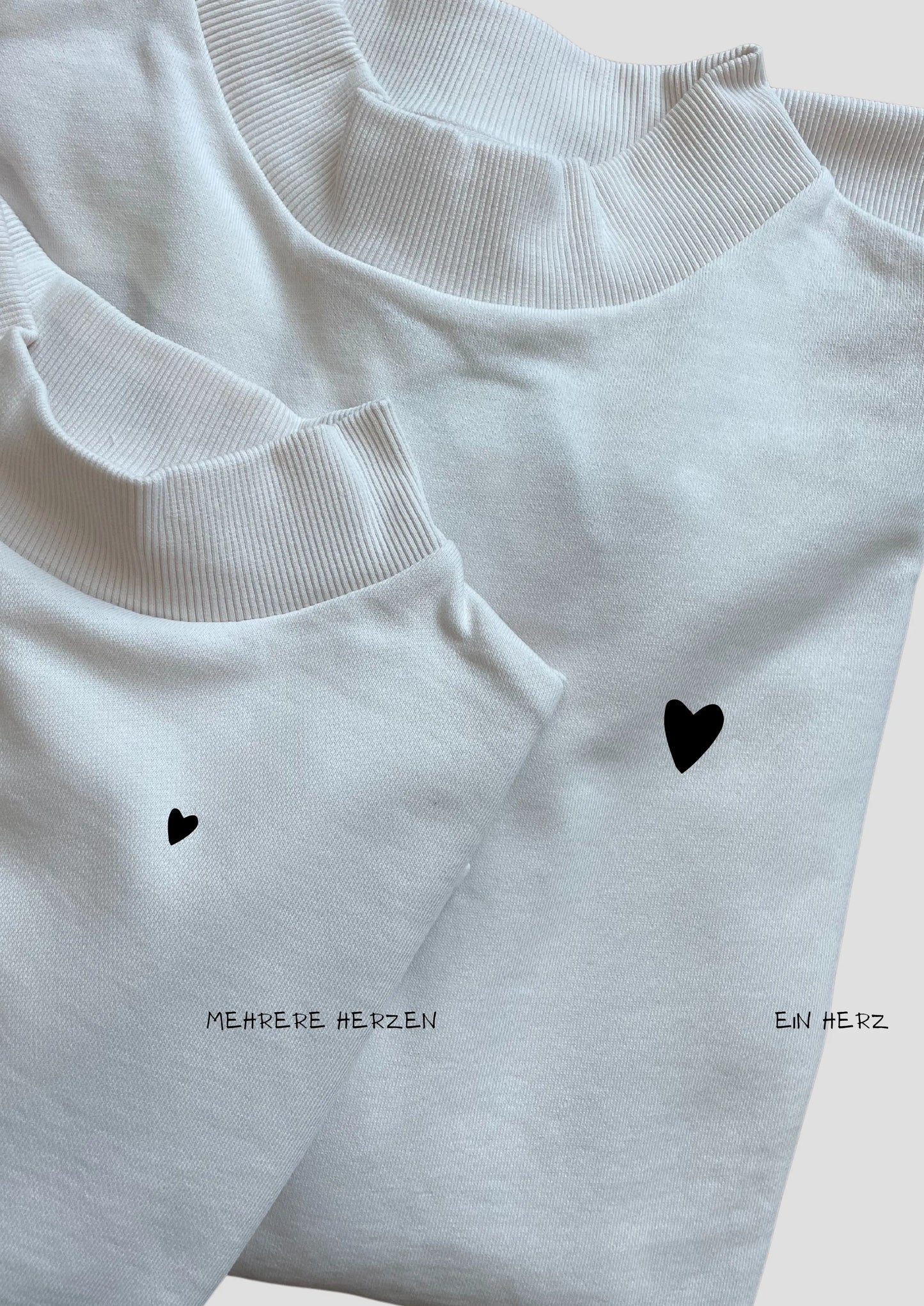 BLACK HEART - Sweatshirt - noёmvri fashion label