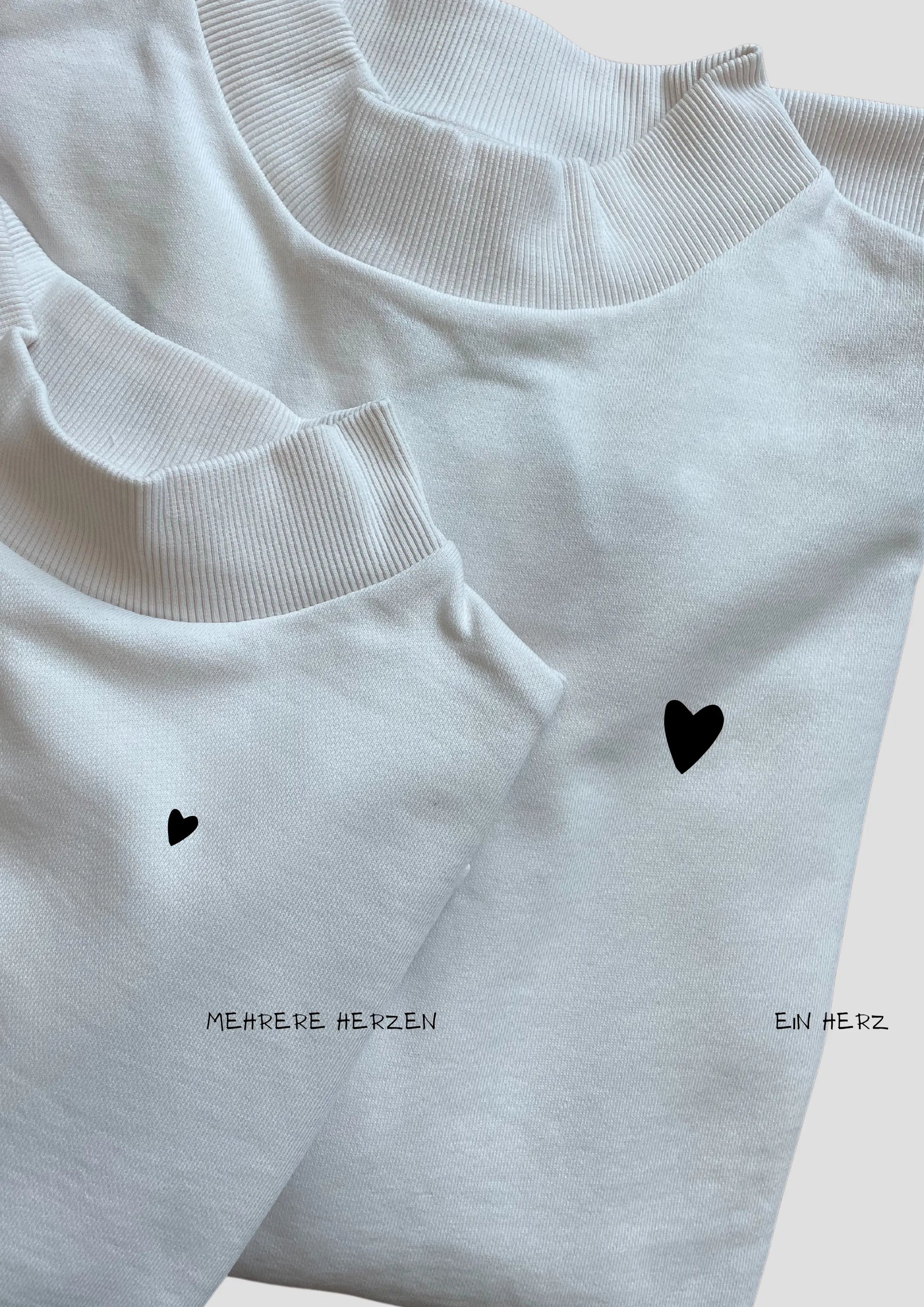 BLACK HEART - Sweatshirt - noёmvri fashion label
