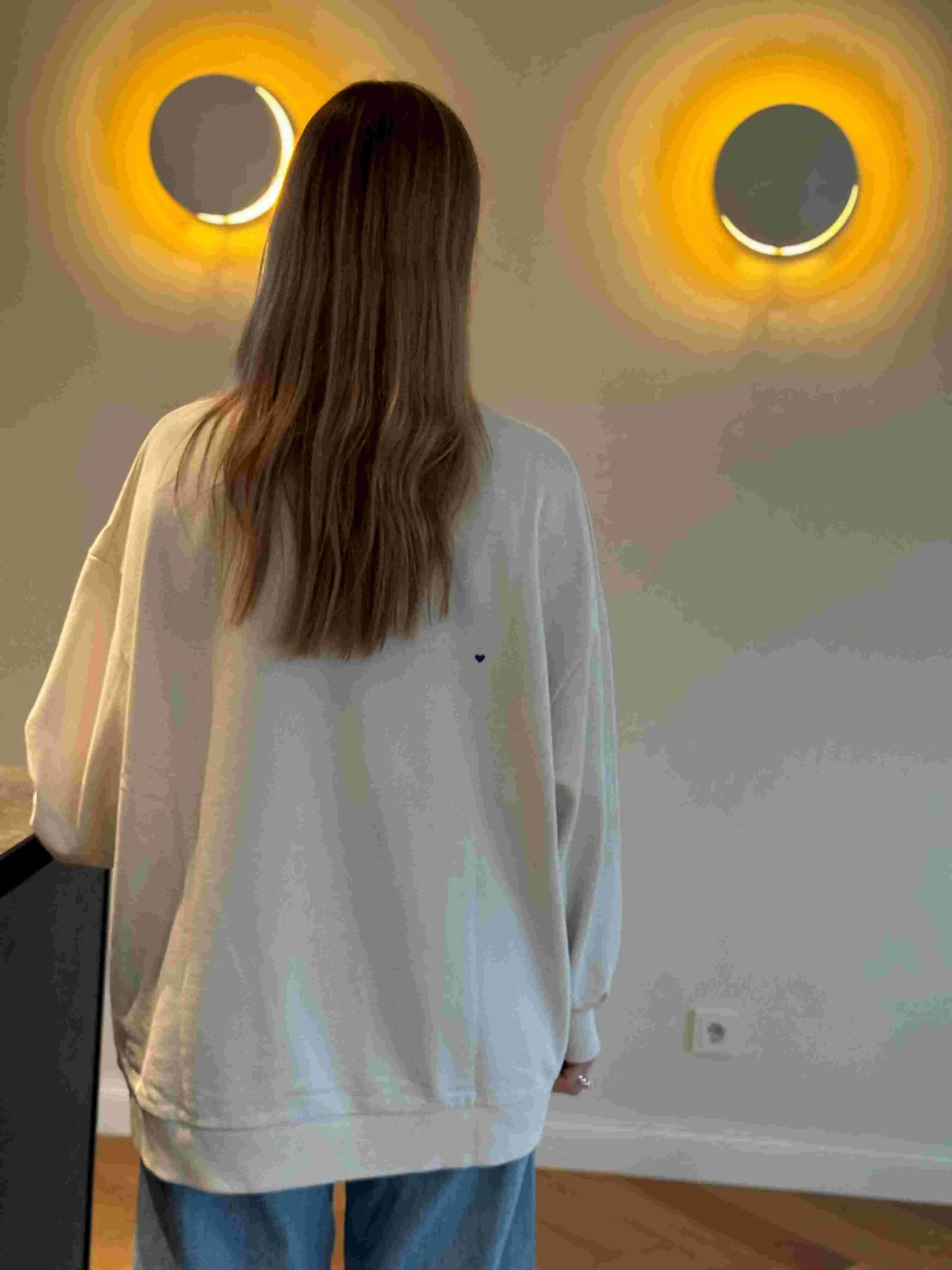 BLUE HEART - Sweatshirt - noёmvri fashion label