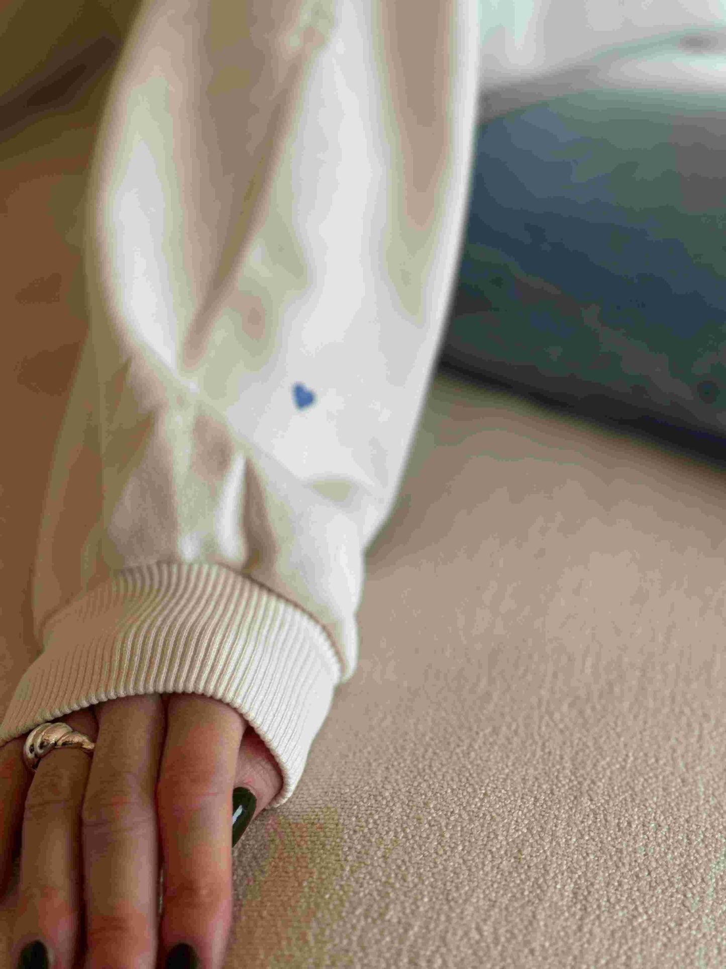 BLUE HEART - Sweatshirt - noёmvri fashion label