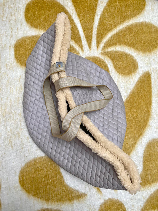 Teddy Dog or not DOG Bag Kunstleder taupe