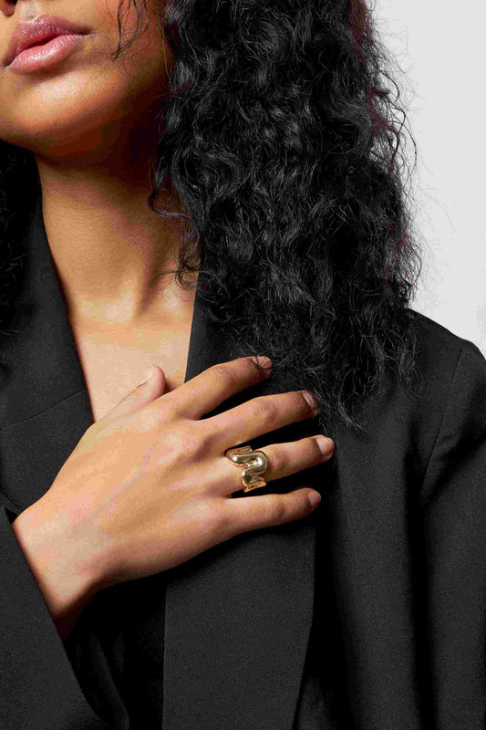 Britti Ring gold - noёmvri fashion label