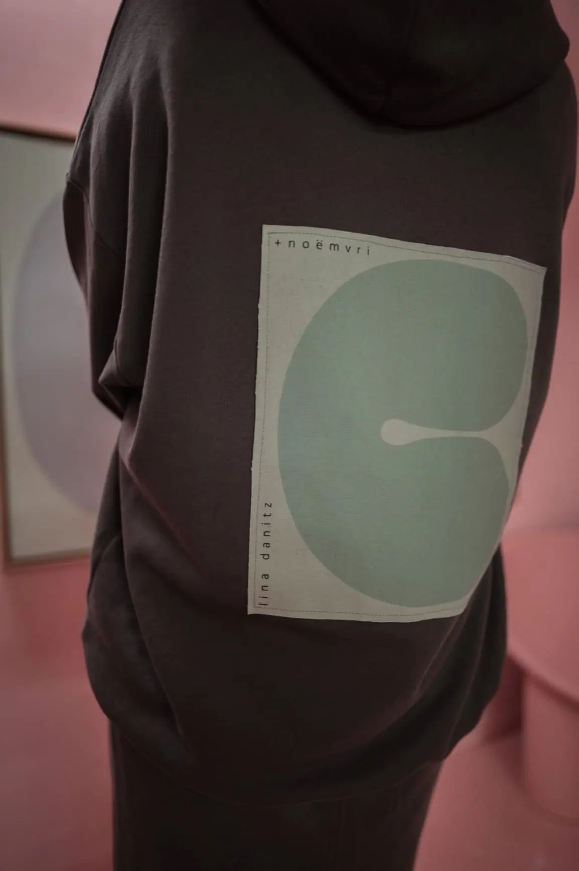 Canvas Hoodie grau - noёmvri fashion label