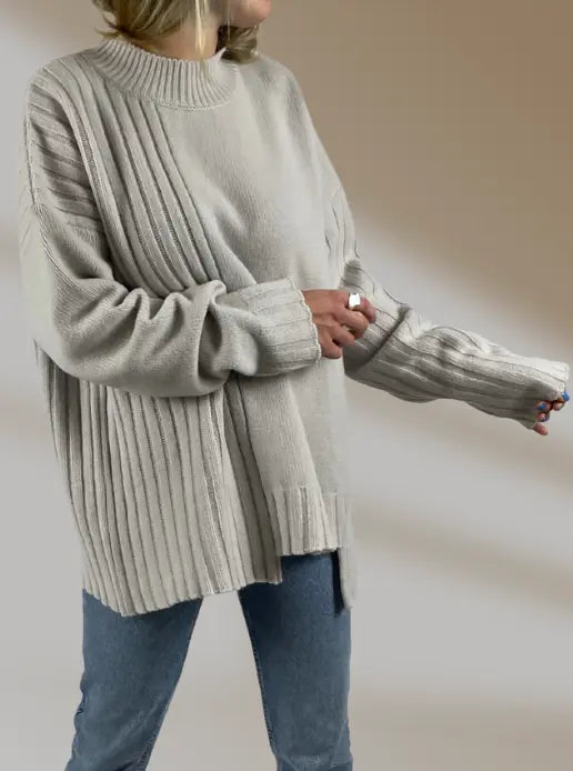 Frances Strickpullover, grau - noёmvri fashion label