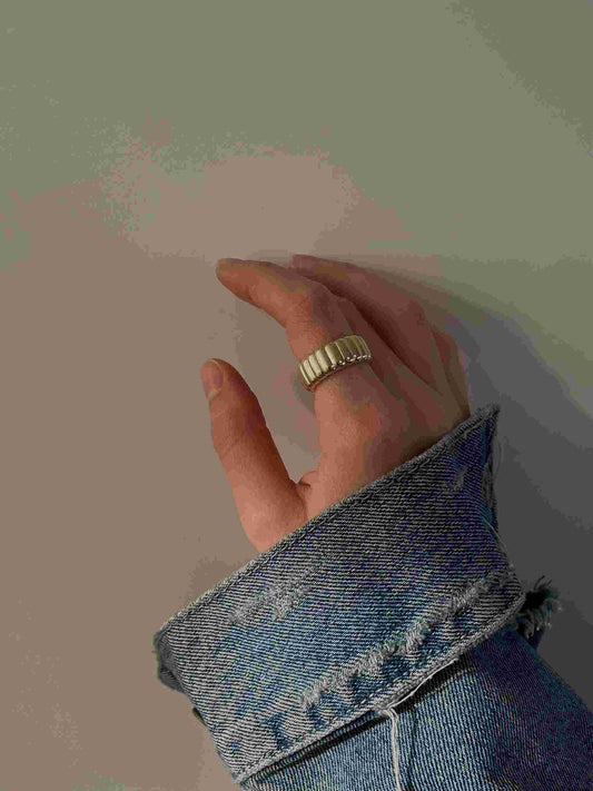 Linienring gold - noёmvri fashion label