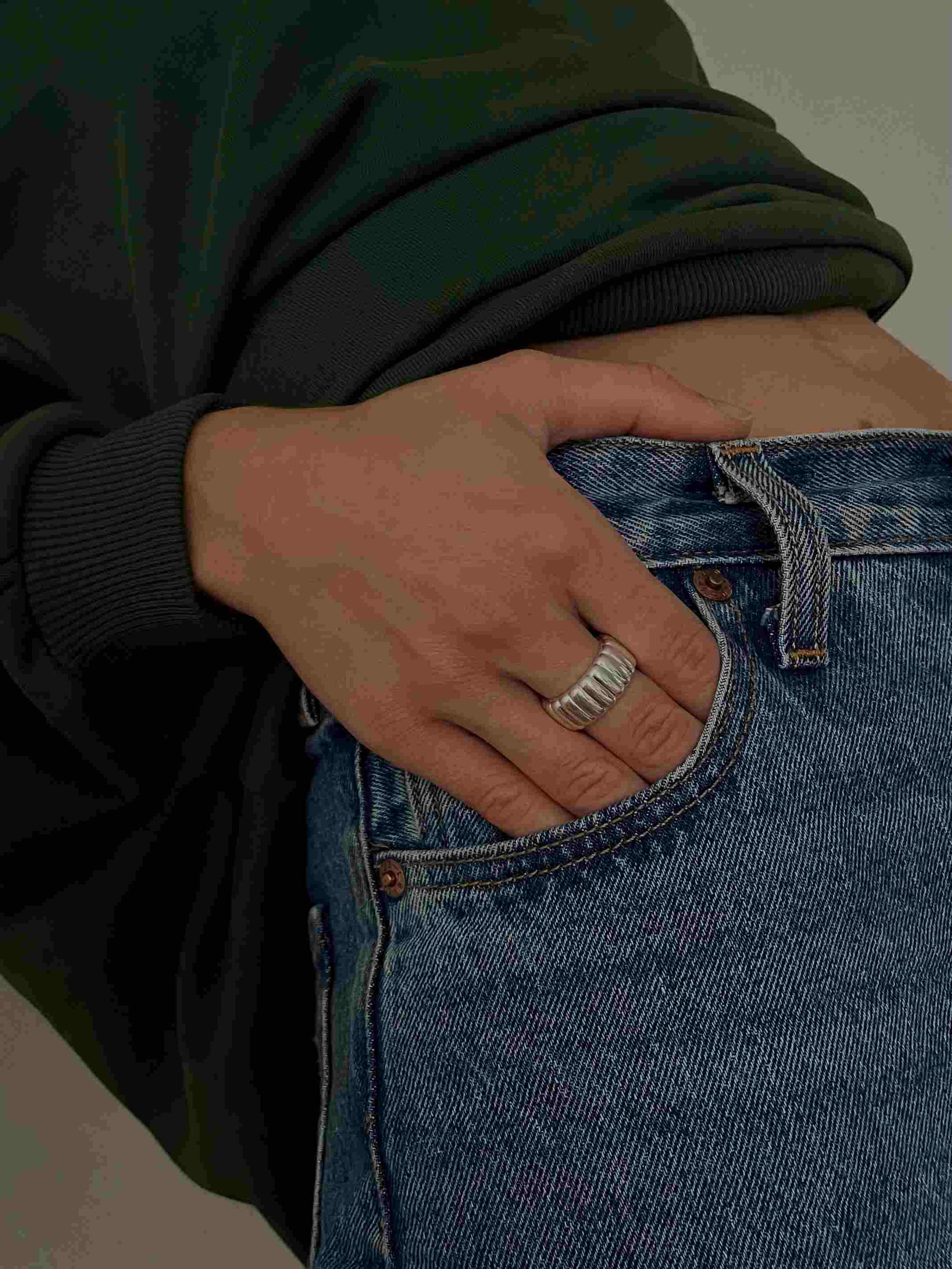 Linienring silber - noёmvri fashion label