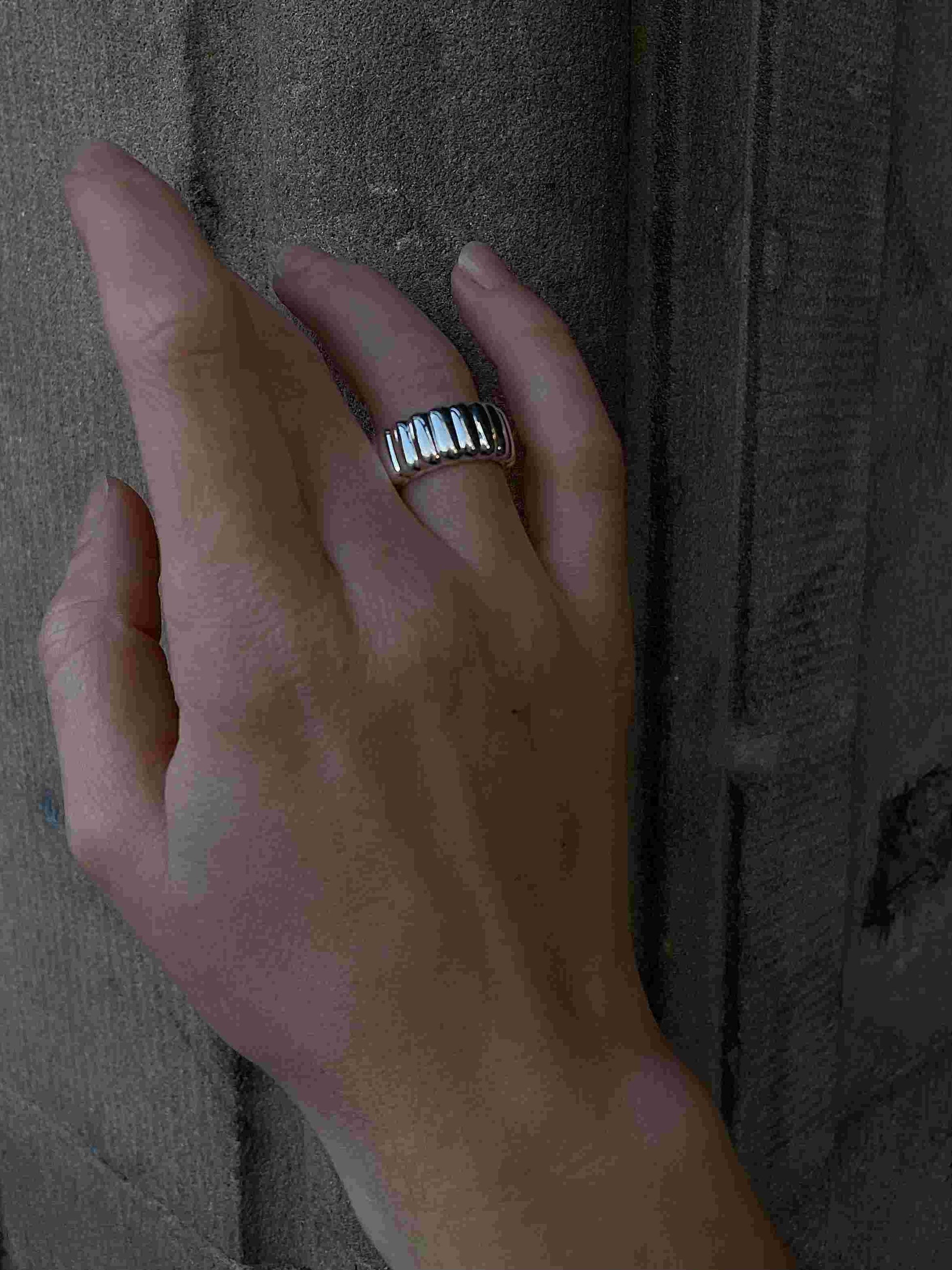 Linienring silber - noёmvri fashion label