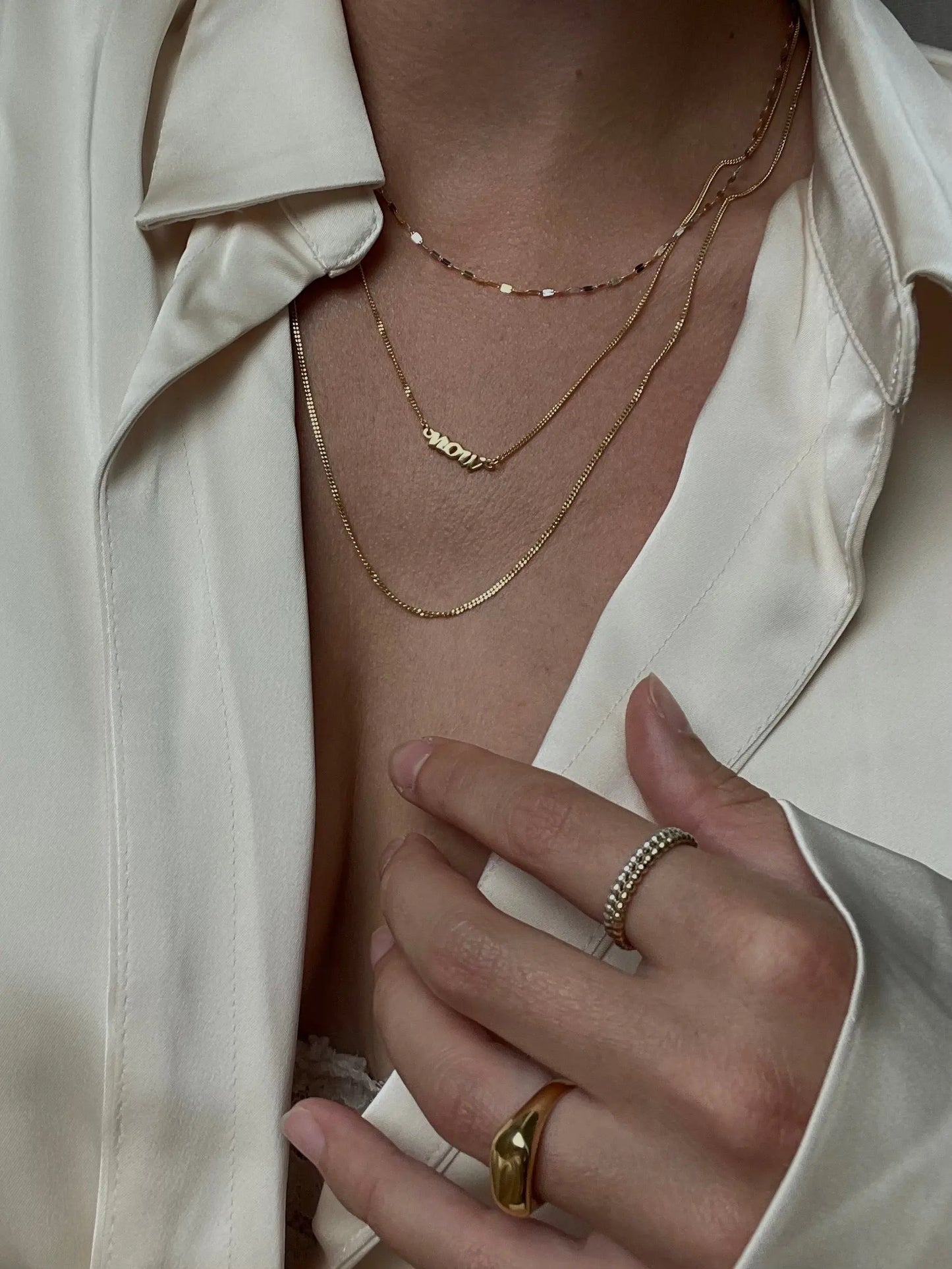 Liv Kette gold long - noёmvri fashion label