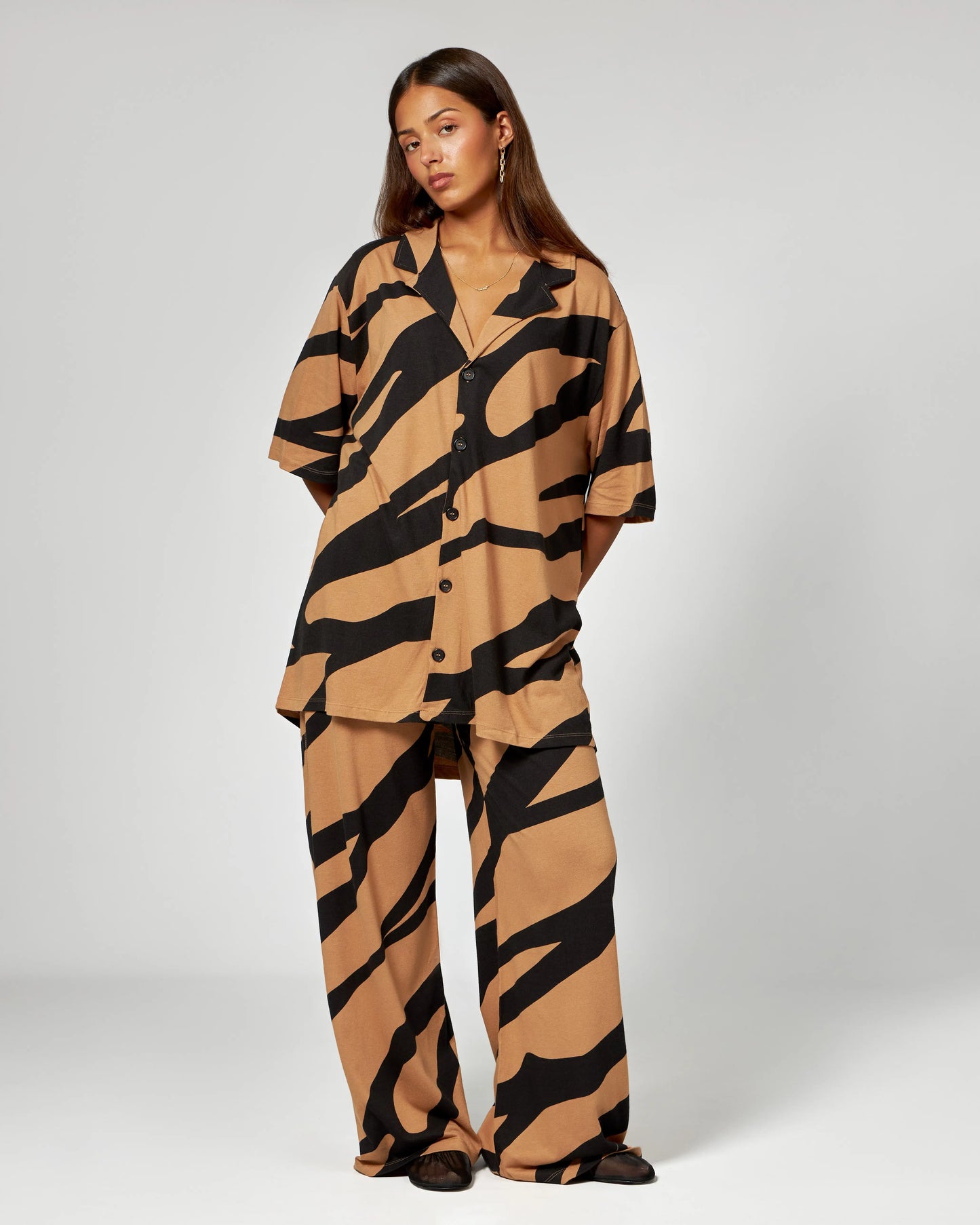 Modal Hemd - Tiger - noёmvri fashion label