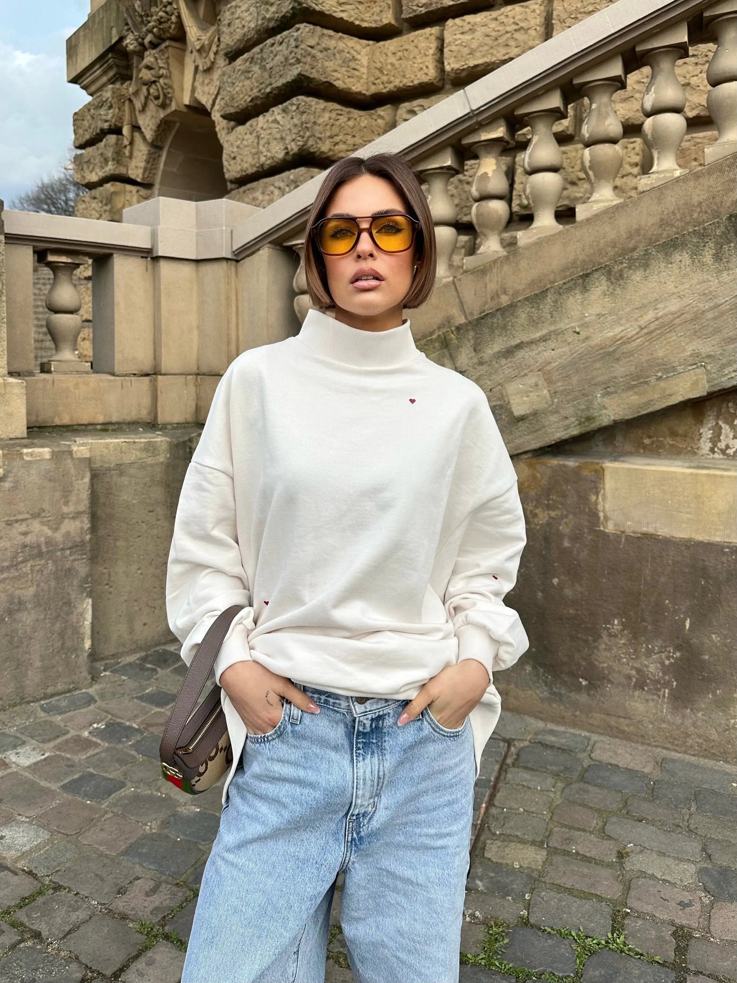 RED HEART - Sweatshirt - noёmvri fashion label