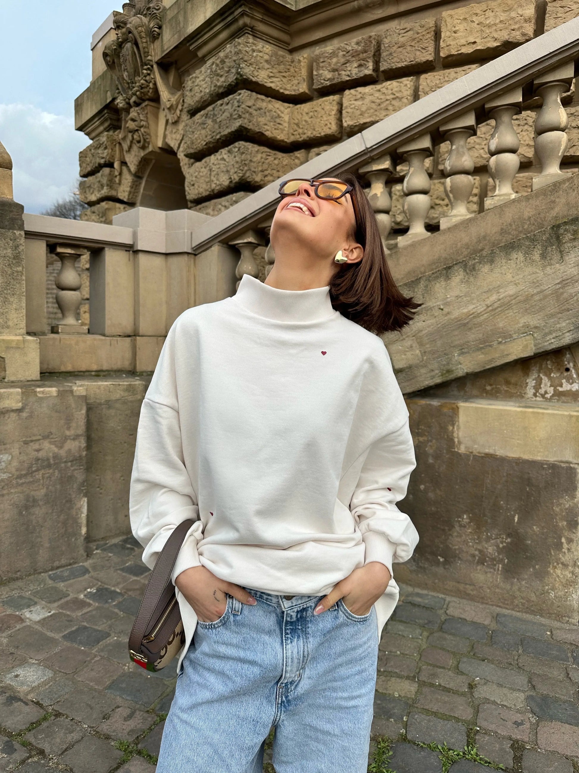 RED HEART - Sweatshirt - noёmvri fashion label