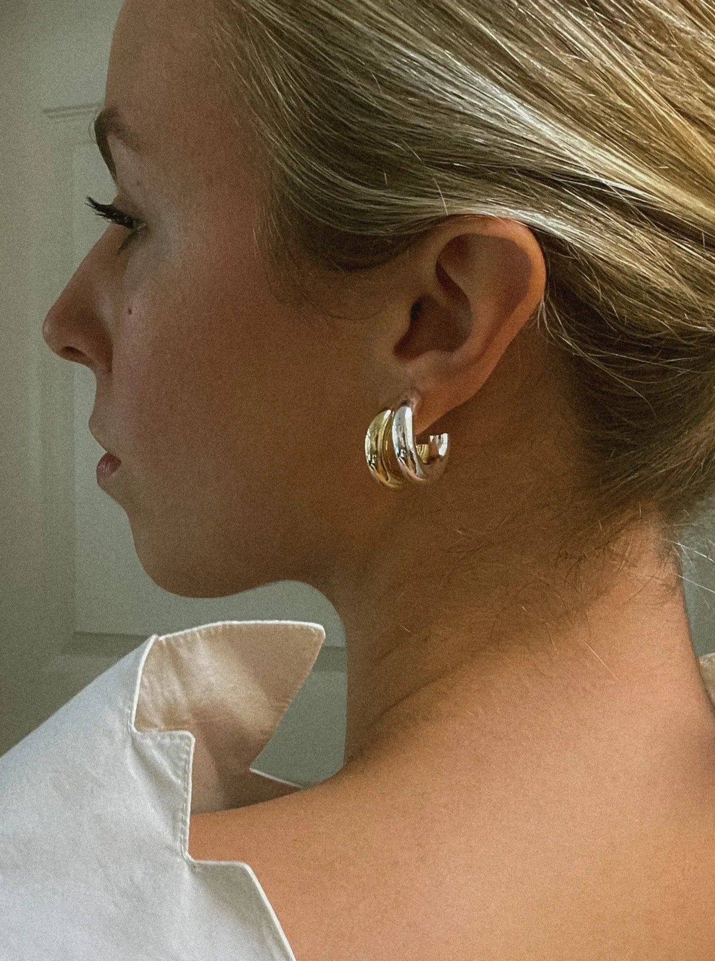 Ruby Creolen gold - noёmvri fashion label