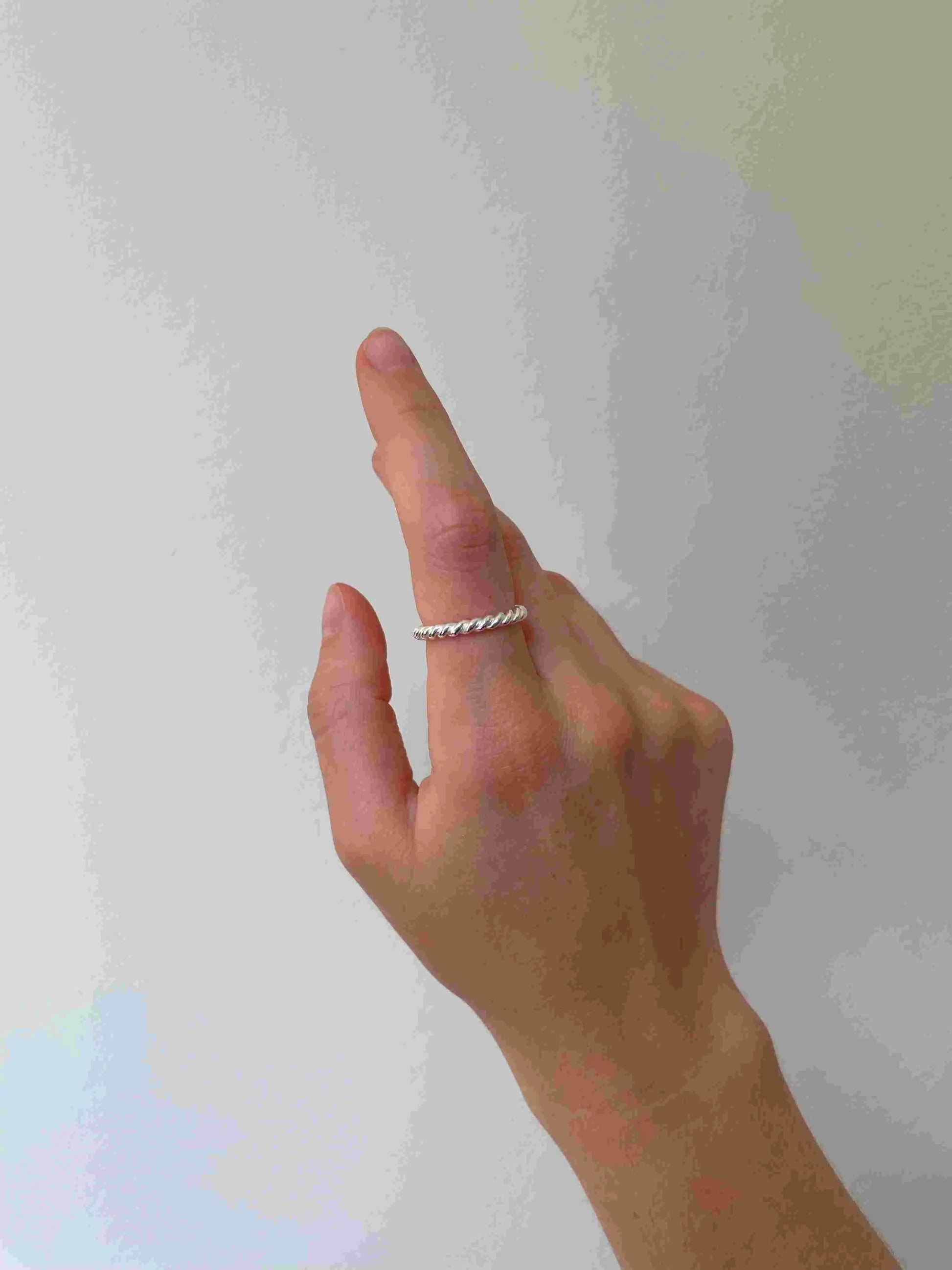 Swirl Ring silber - noёmvri fashion label