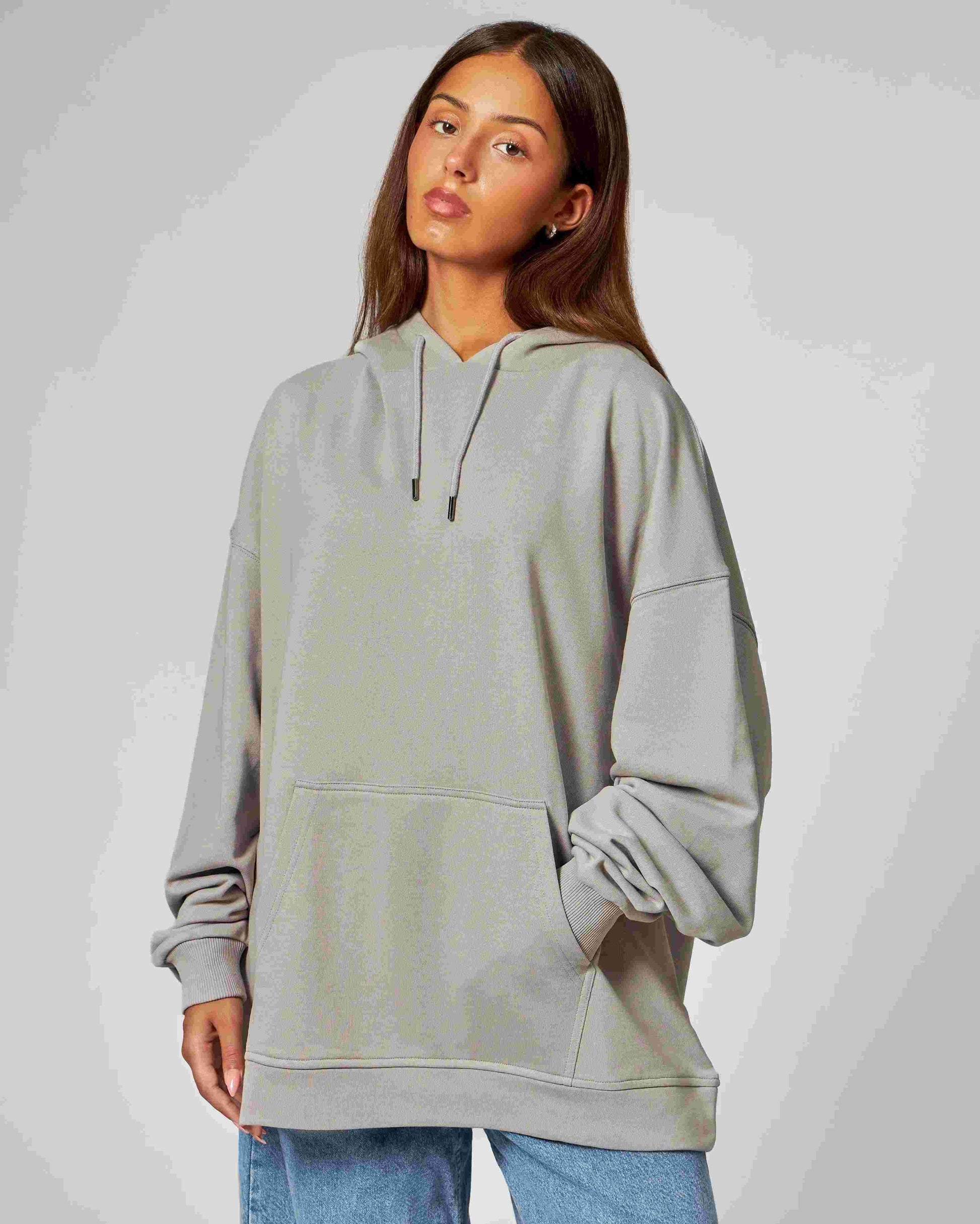 oversized Hoodie / grey - Damen - noёmvri fashion label