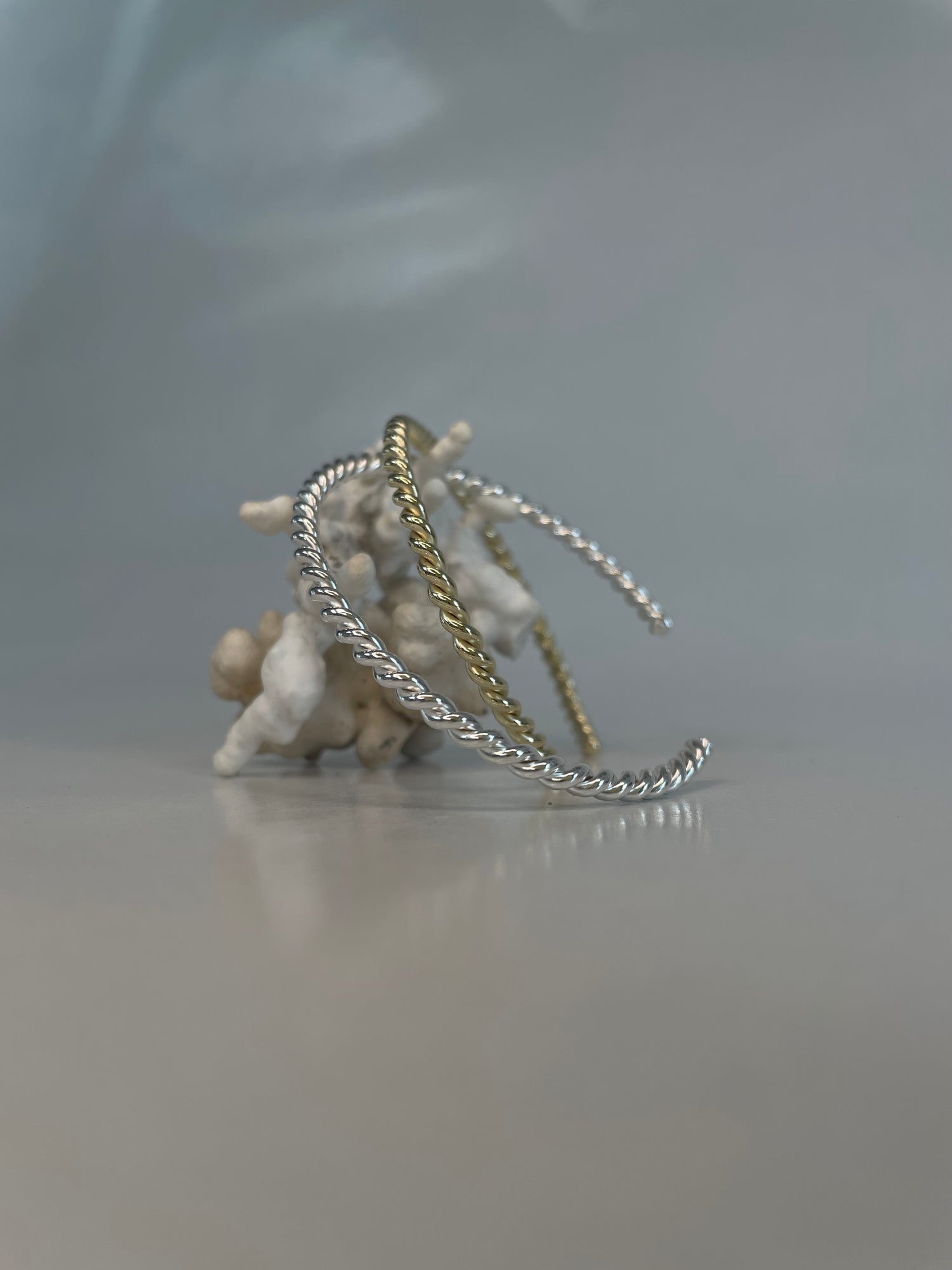 Armreif swirl silber - noёmvri fashion label