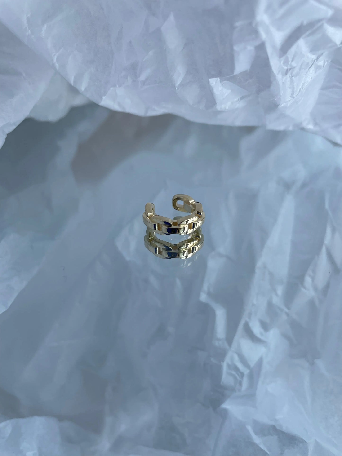 Chain earcuff gold - noёmvri fashion label