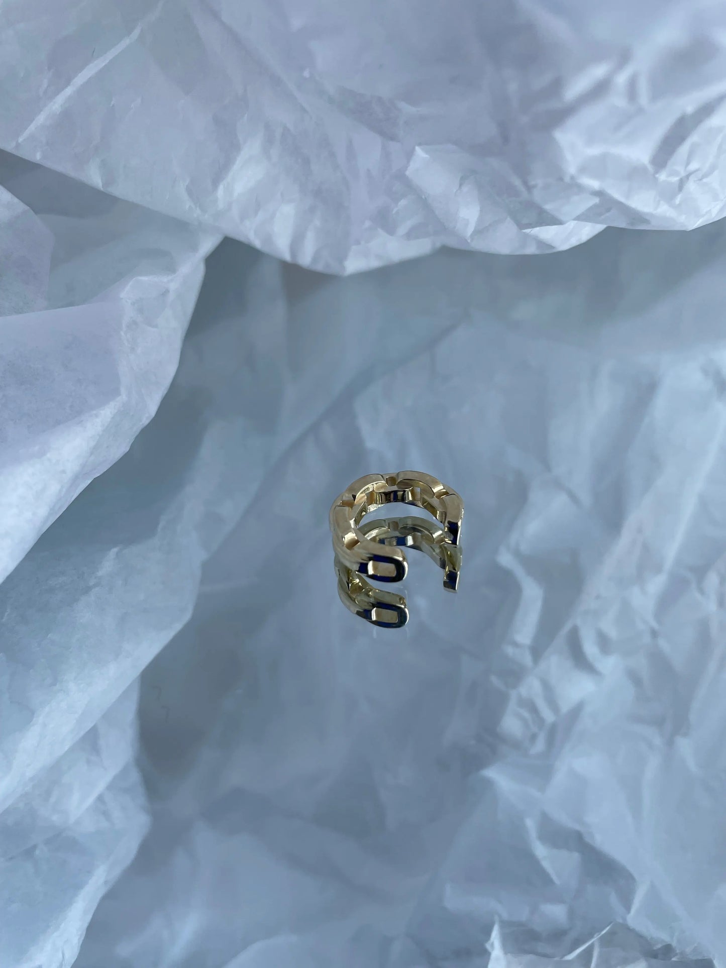 Chain earcuff gold - noёmvri fashion label