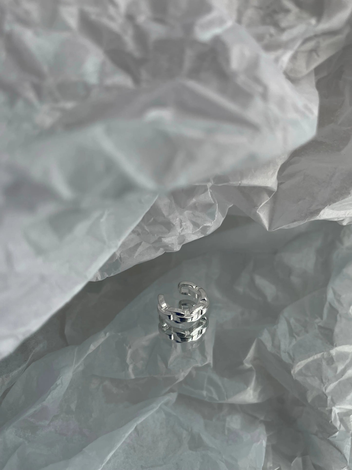 Chain earcuff silber - noёmvri fashion label