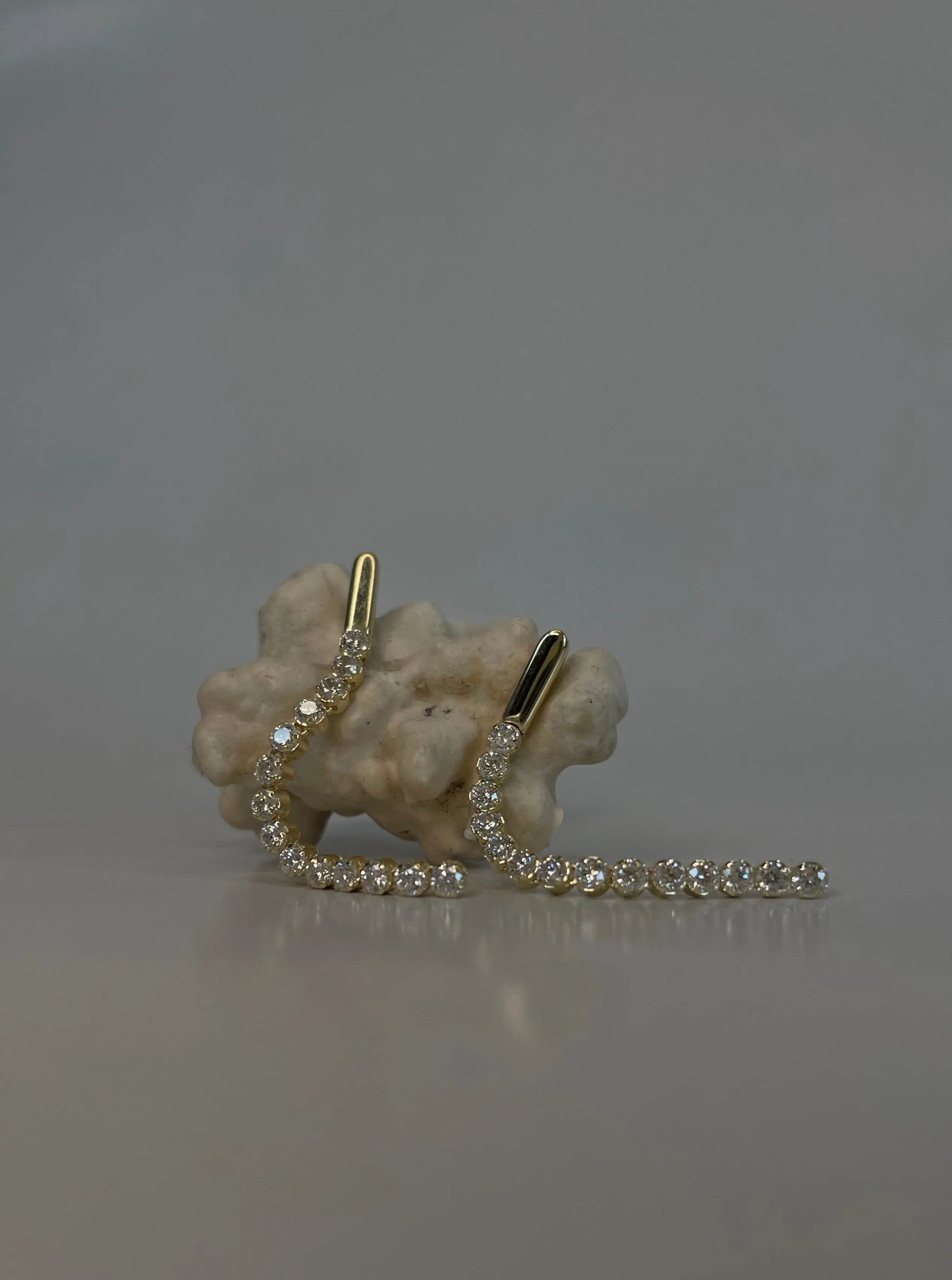 Glitzerohrringe gold - noёmvri fashion label