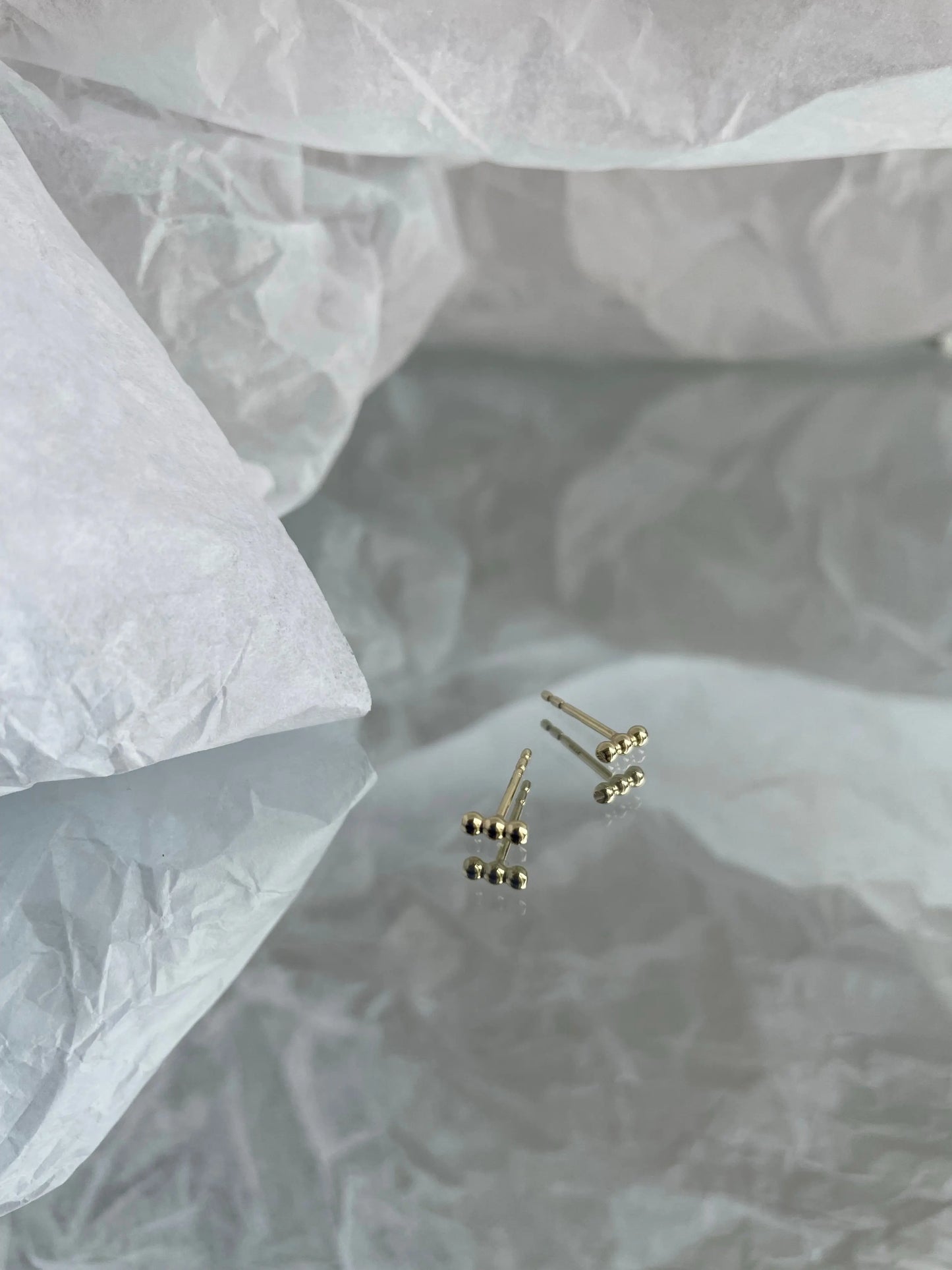 Kugelohrstecker gold - noёmvri fashion label