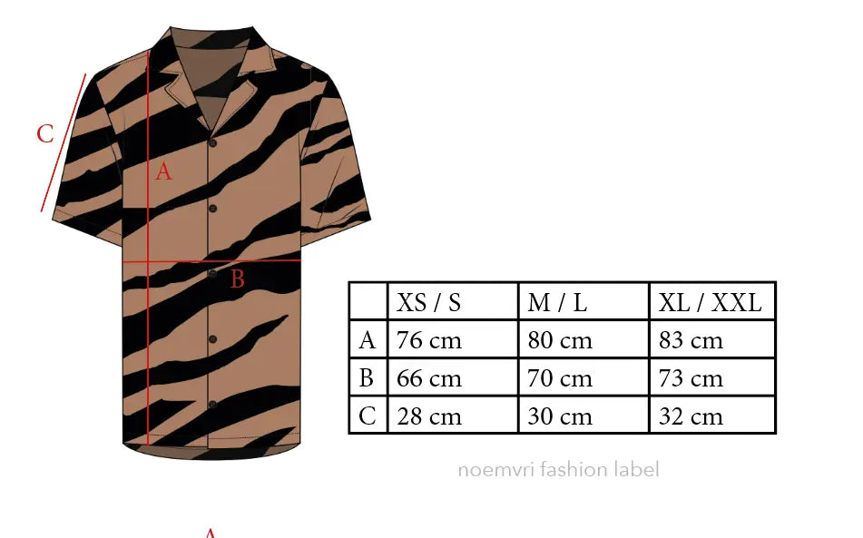 Modal Hemd - Tiger - noёmvri fashion label