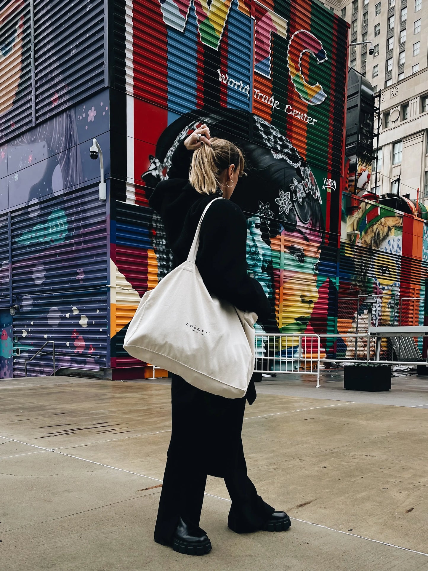 Noëmvri Tote Bag off white - noёmvri fashion label
