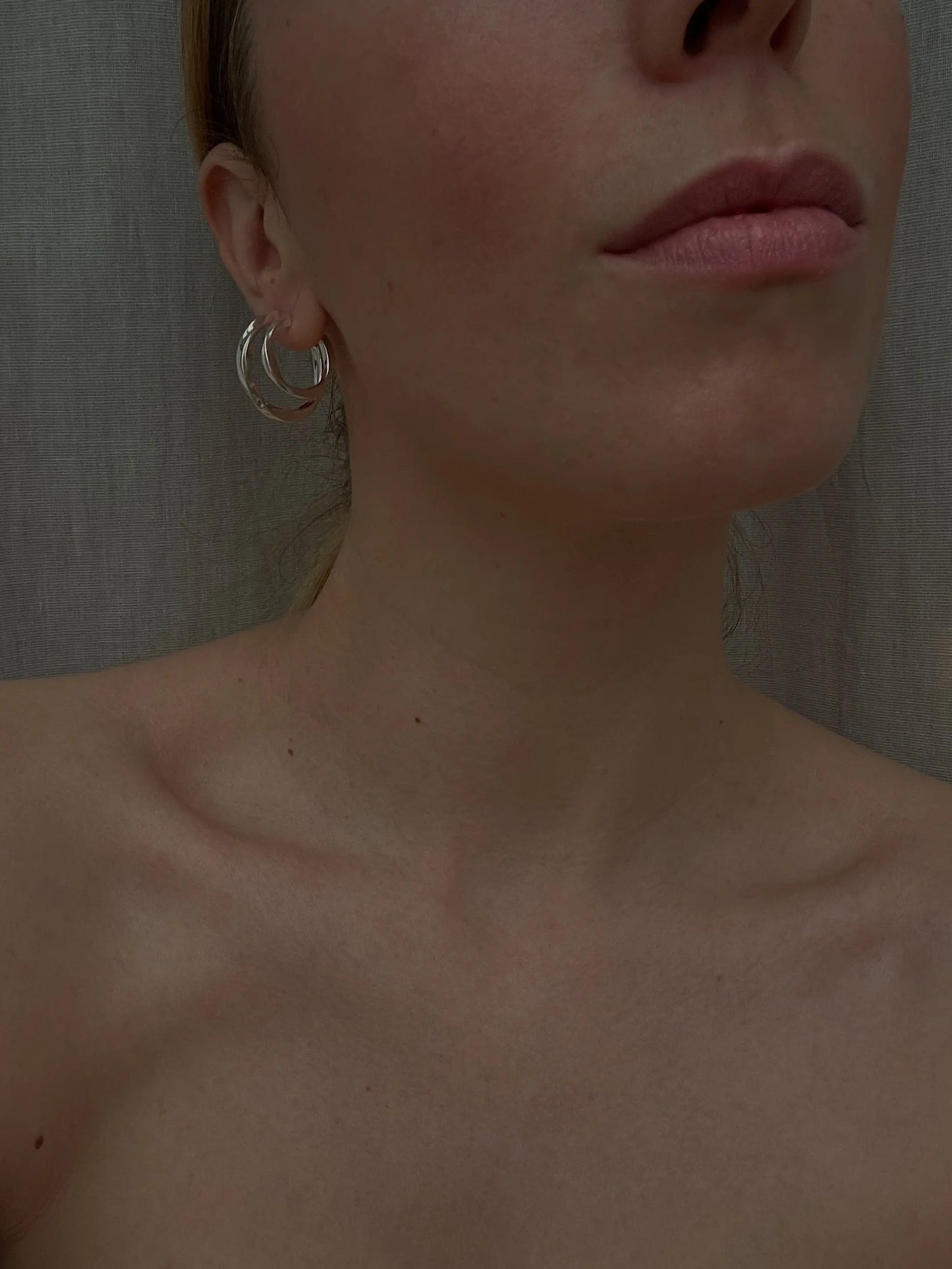 Twisted Creole - Leni small silber - noёmvri fashion label