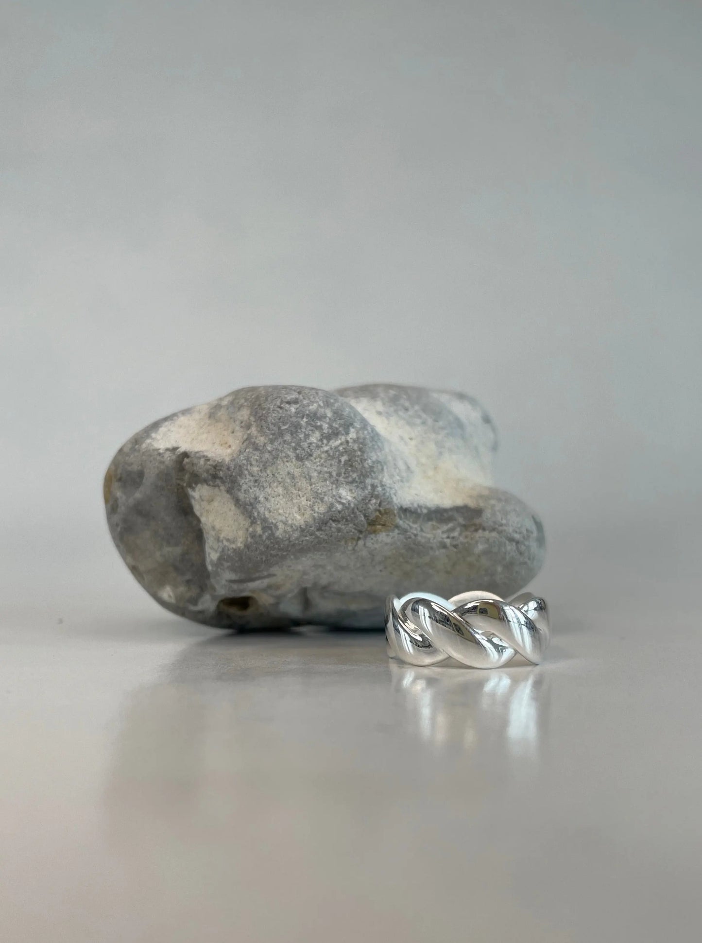 braid Ring silber - noёmvri fashion label