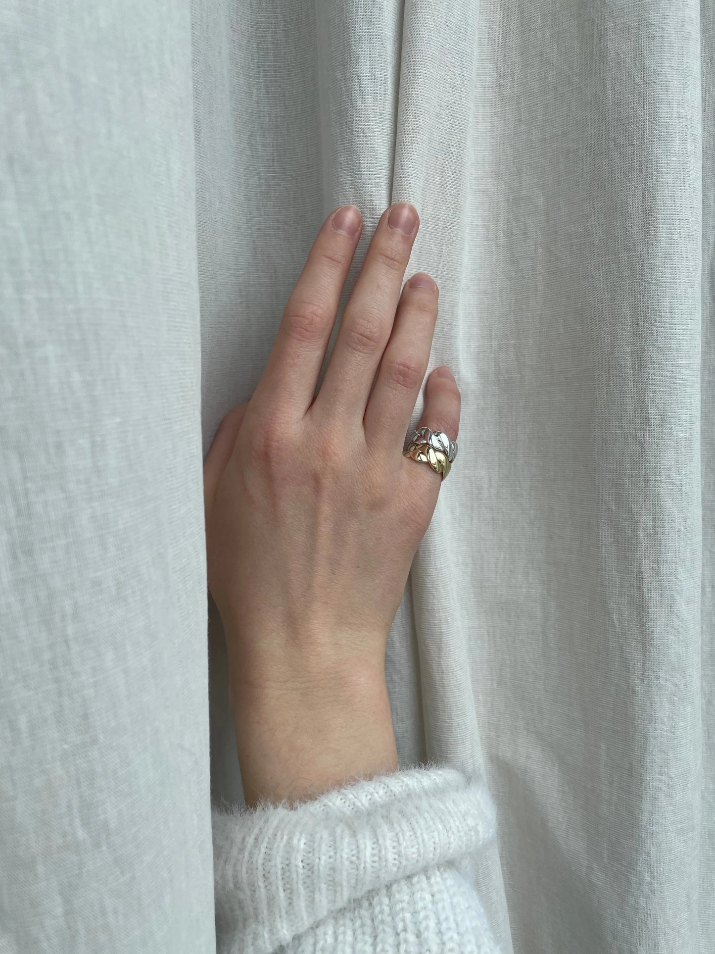 braid Ring silber - noёmvri fashion label