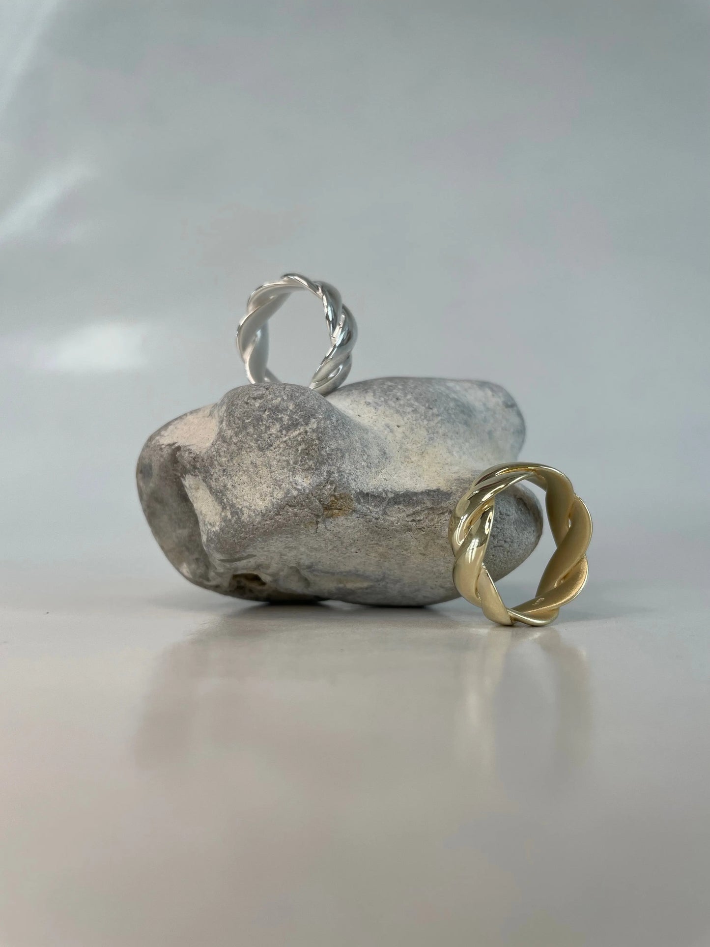 braid Ring silber - noёmvri fashion label