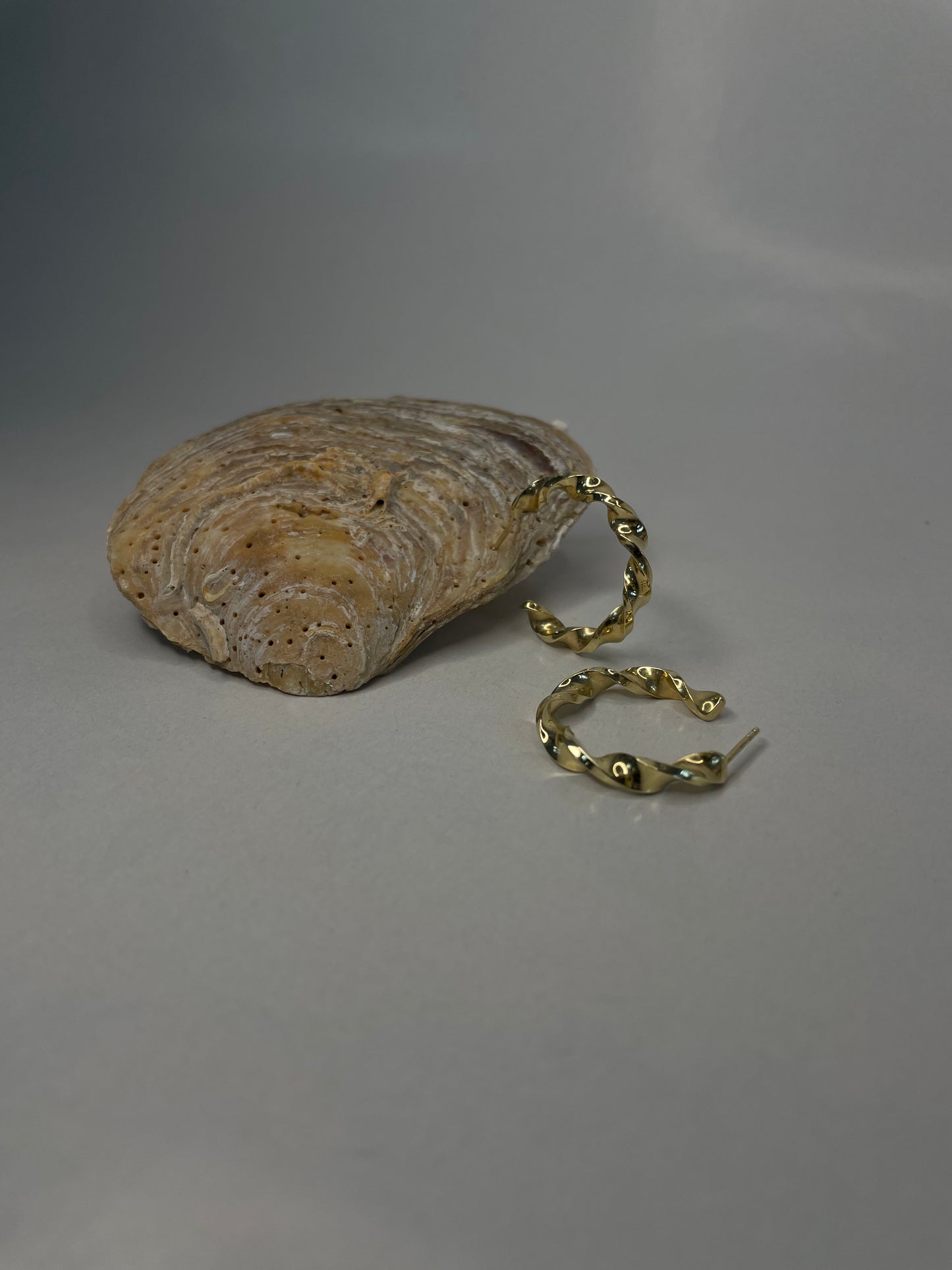 gedrehte Creolen gold - noёmvri fashion label