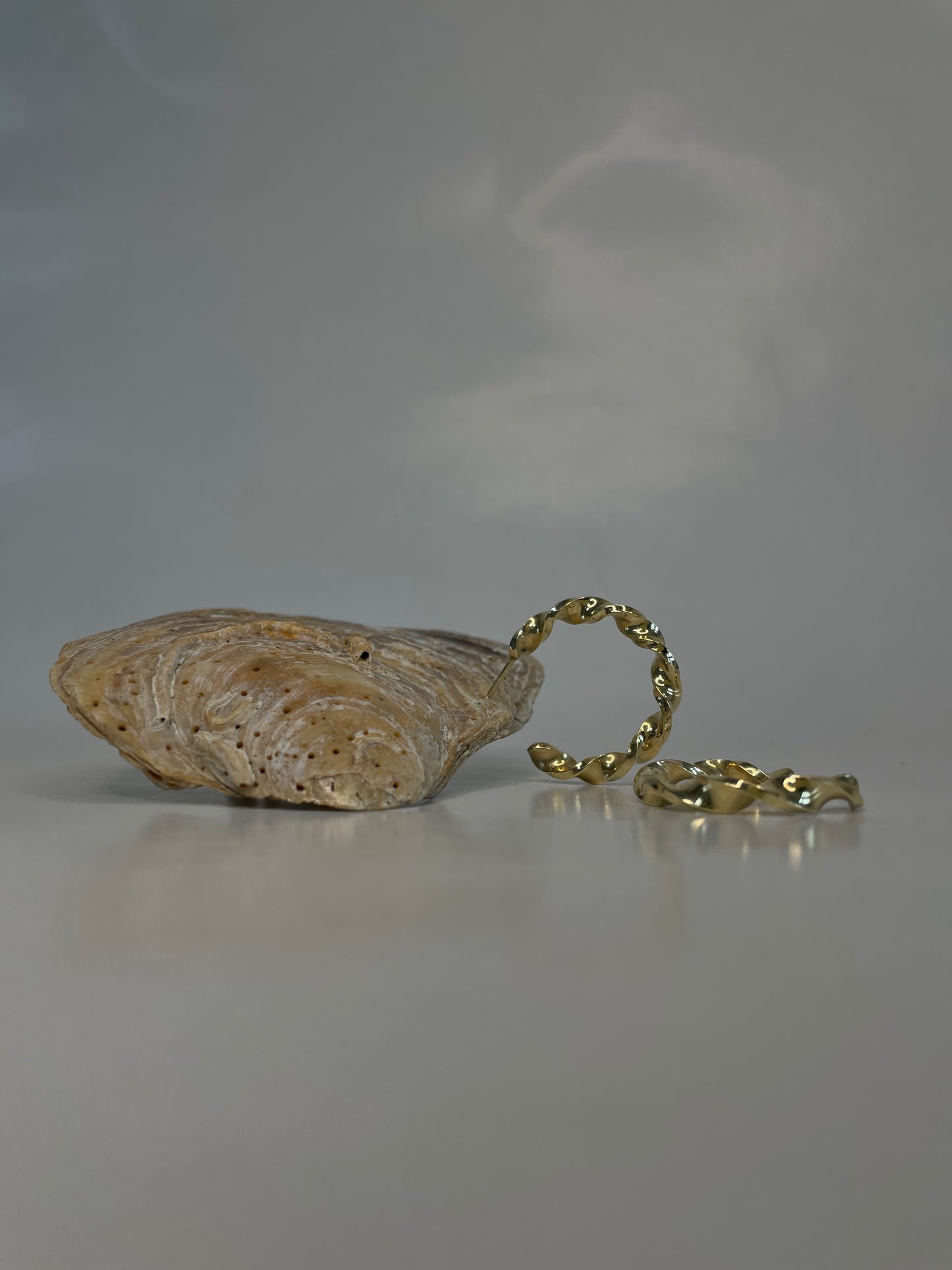 gedrehte Creolen gold - noёmvri fashion label