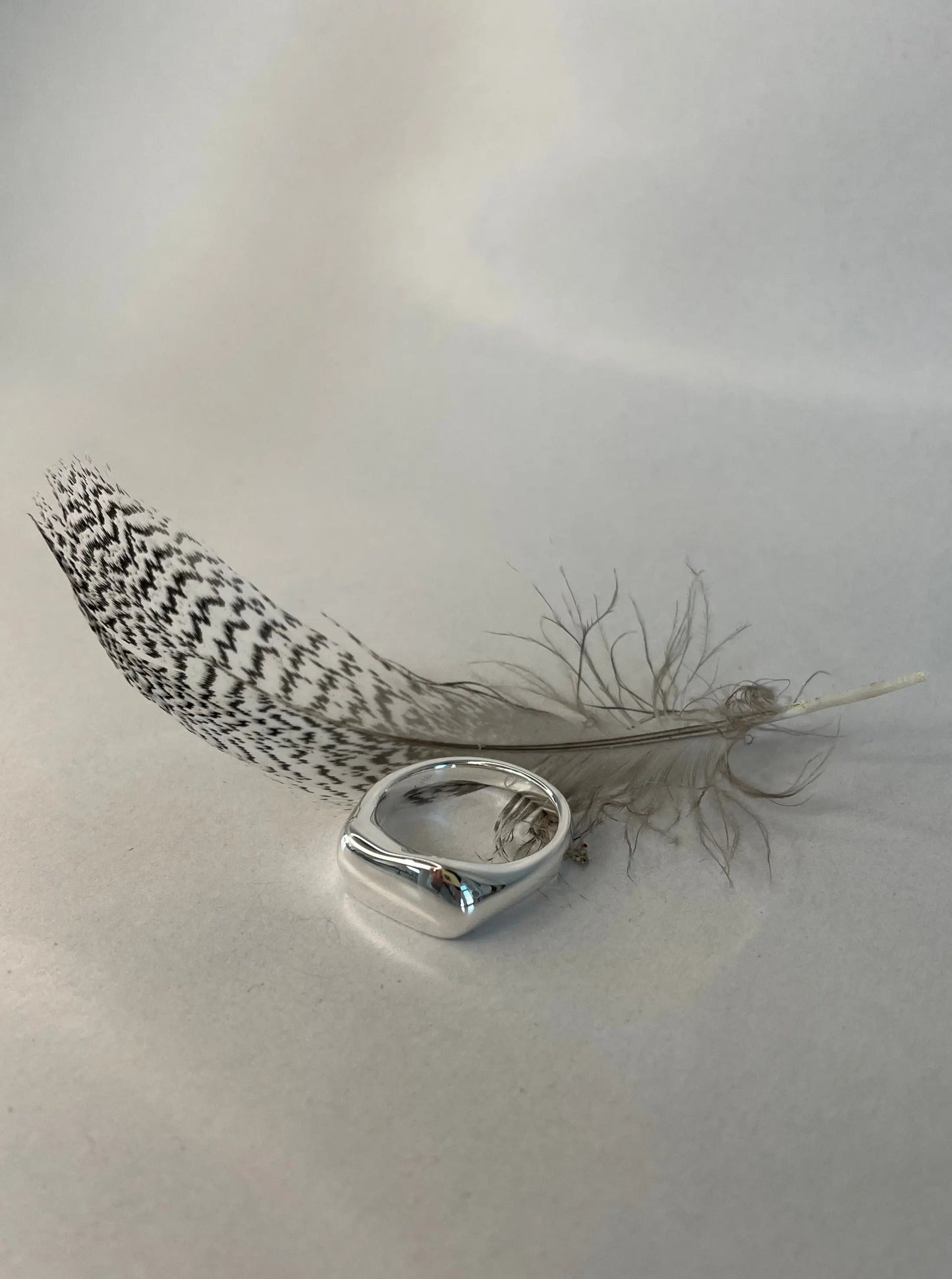 organischer Ring big silber - noёmvri fashion label