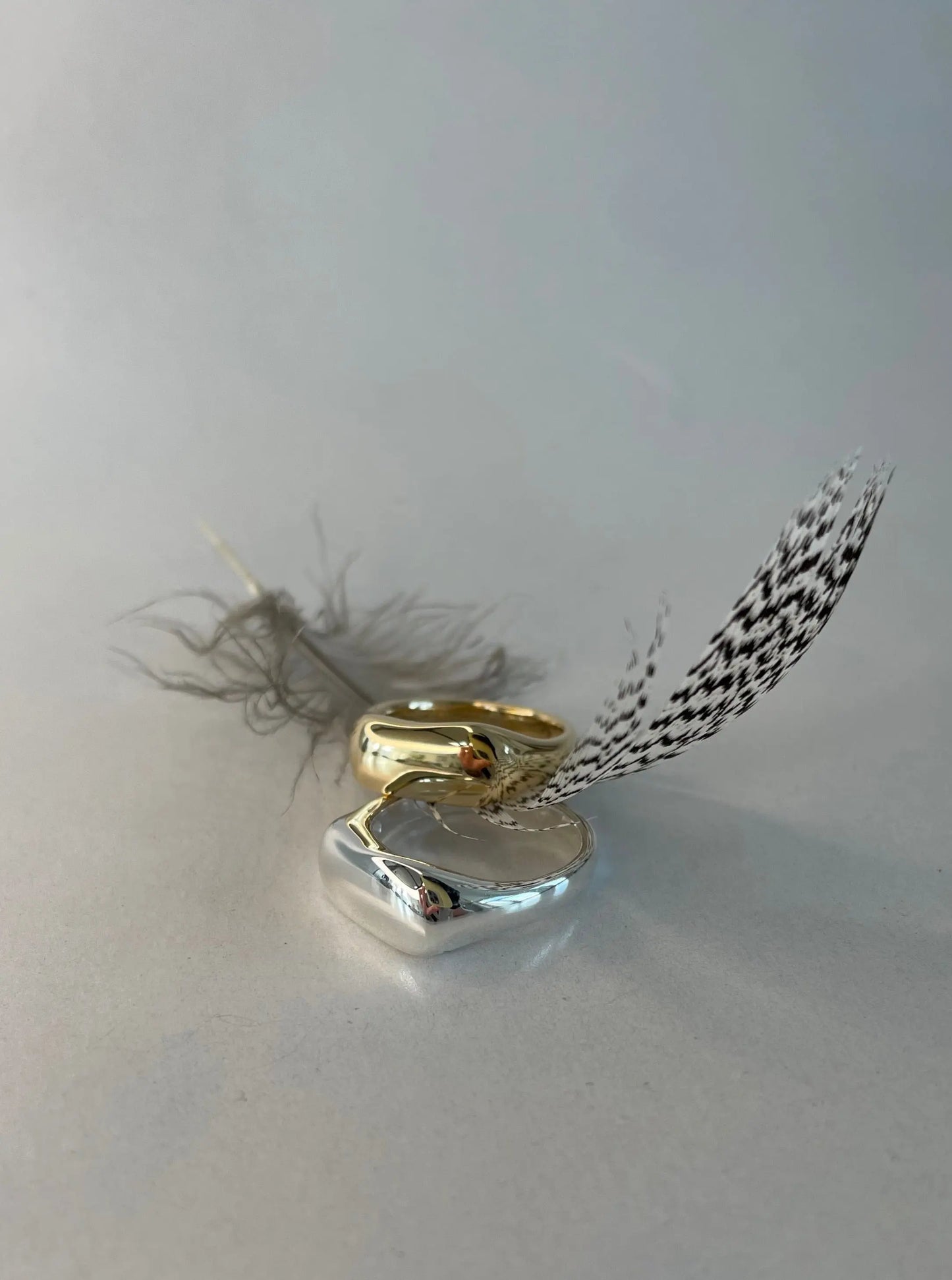 organischer Ring big silber - noёmvri fashion label