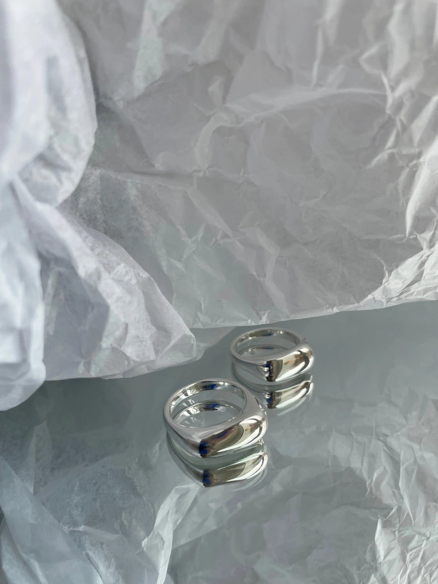 organischer Ring small silber - noёmvri fashion label