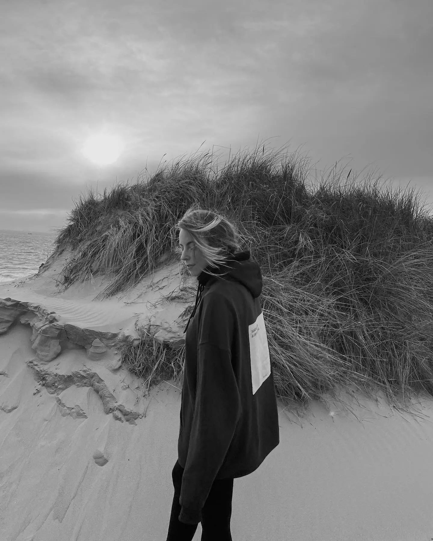 oversized Hoodie / black - noёmvri fashion label