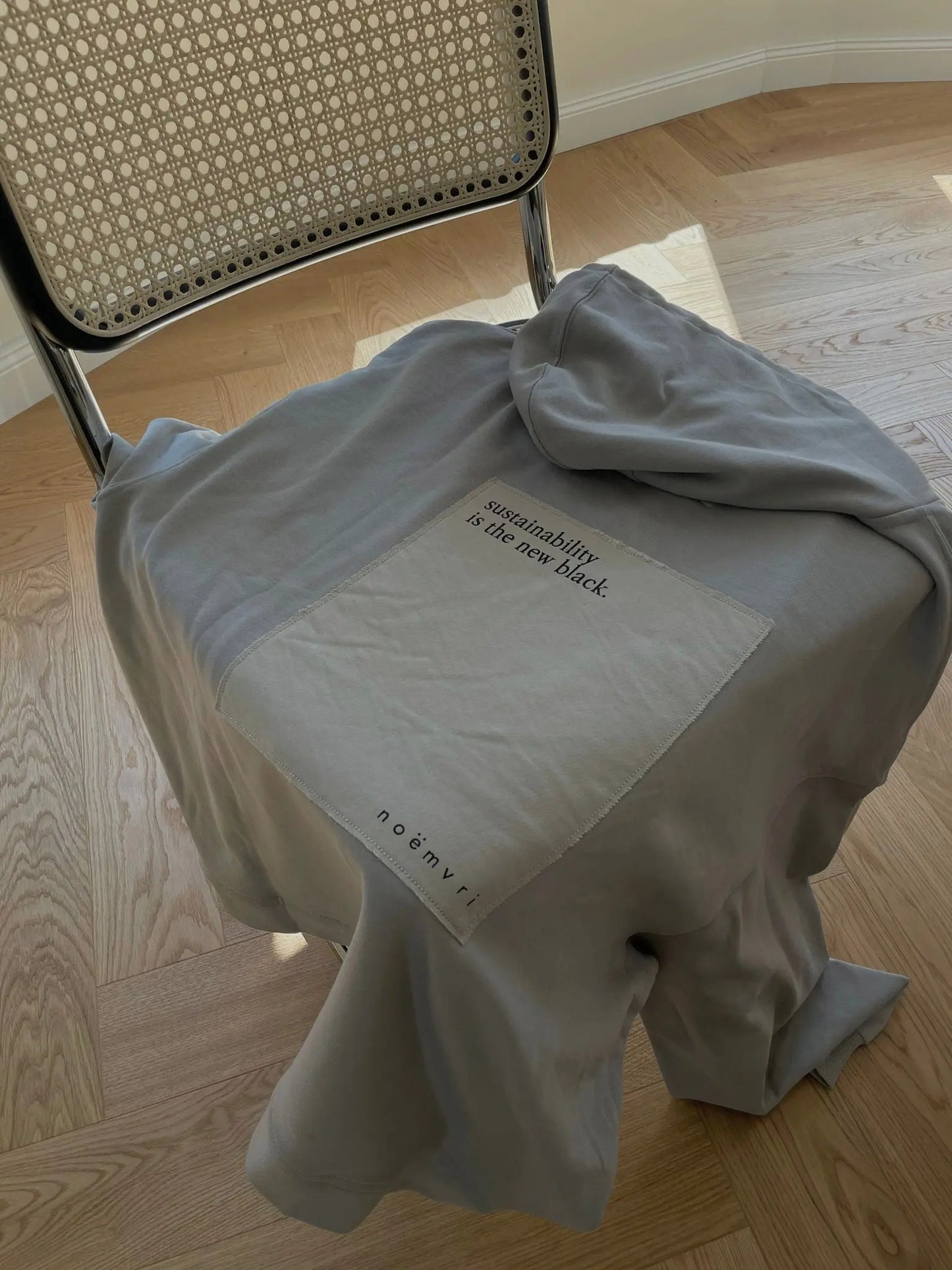 oversized Hoodie / grey - noёmvri fashion label