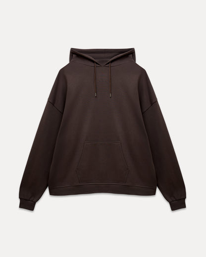 oversized Hoodie / seal brown