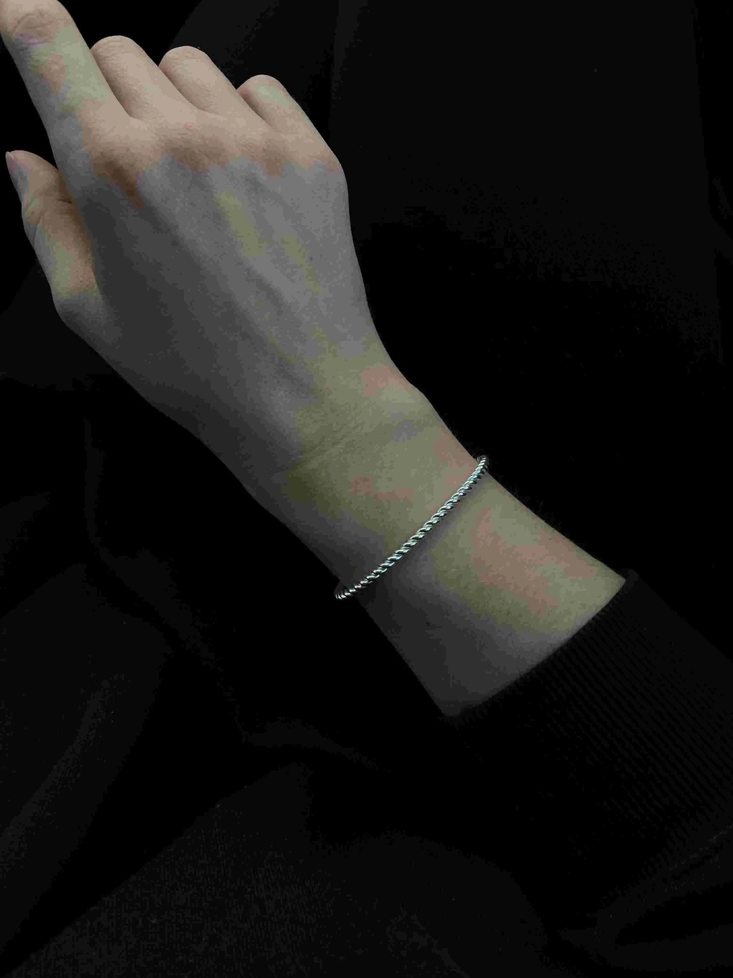 Armspange swirl silber - noёmvri fashion label