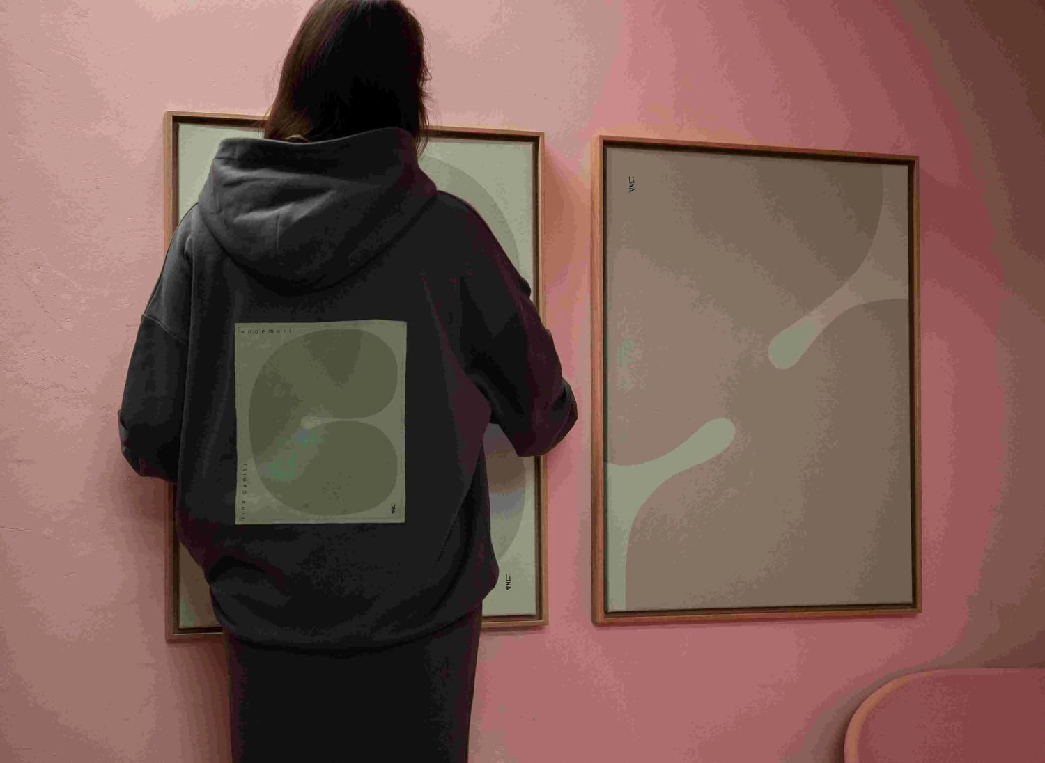 Canvas Hoodie grau - noёmvri fashion label