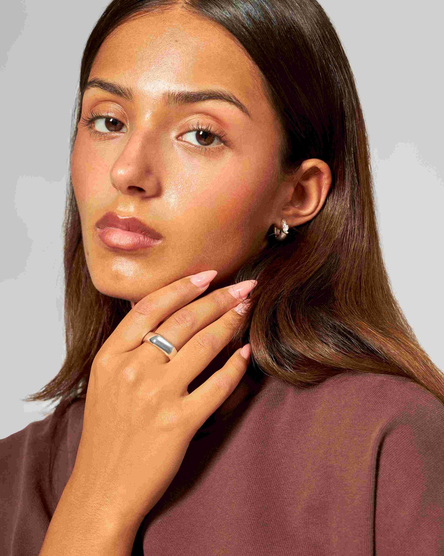 Kissenring Abby silber - noёmvri fashion label