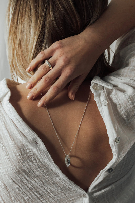 Linienring silber small - noёmvri fashion label