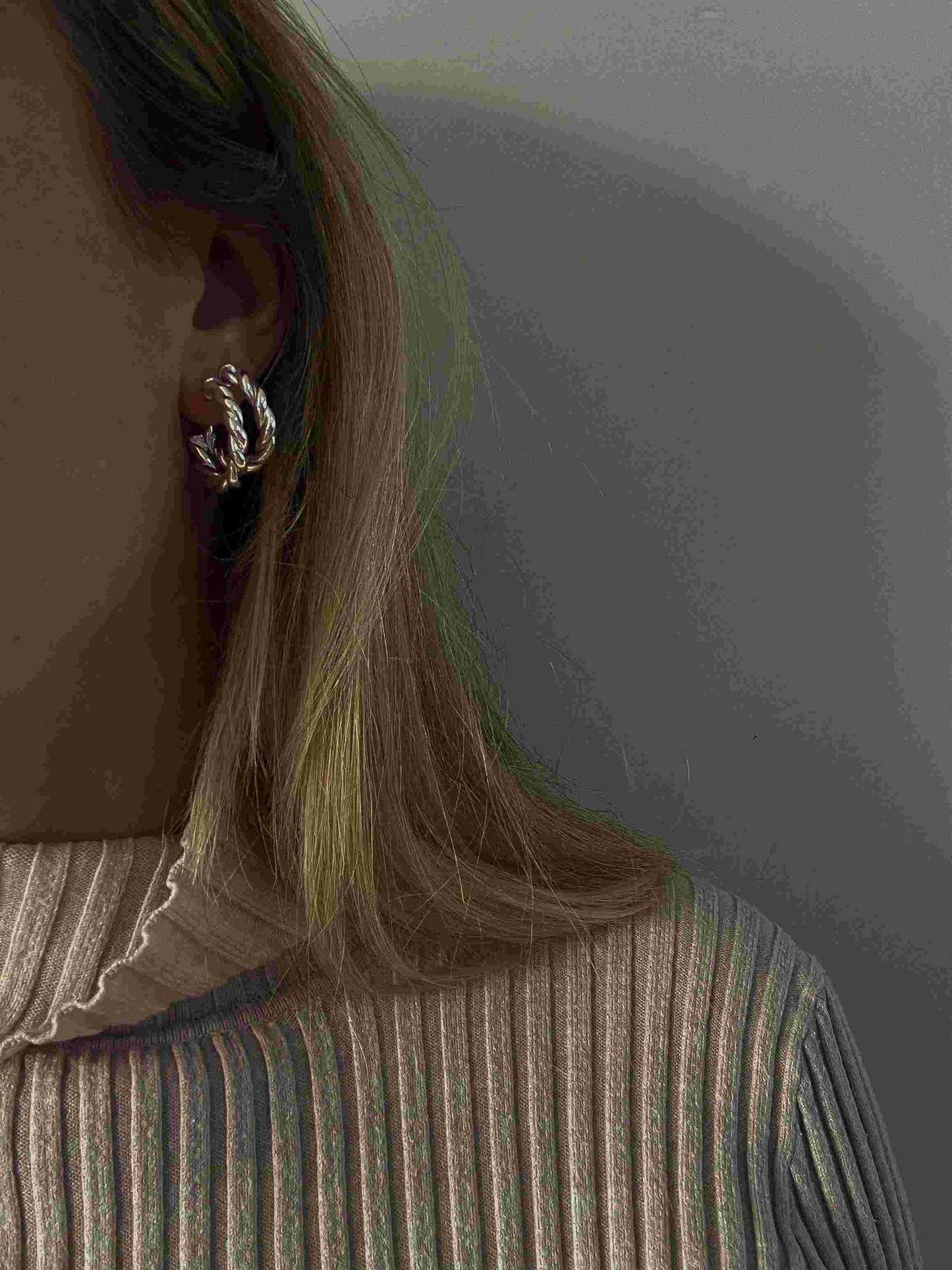 Mia Creolen silber small - noёmvri fashion label