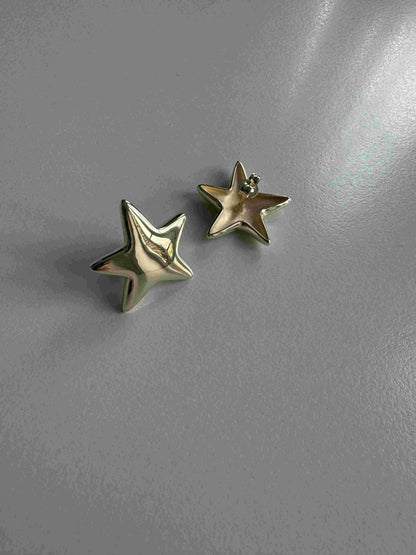 Stern Ohrstecker big gold - noёmvri fashion label