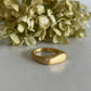 organischer Ring small gold matt