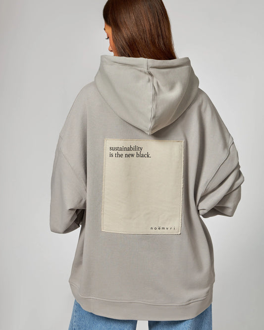 oversized Hoodie / grey - noёmvri fashion label