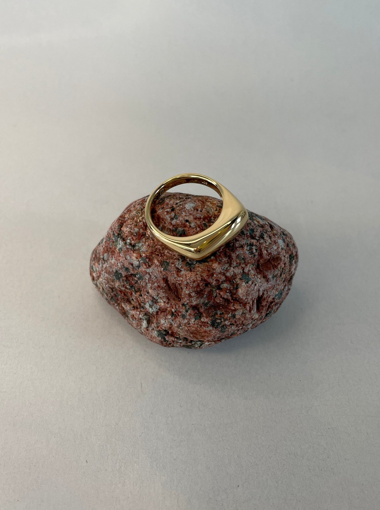 organischer Ring small gold