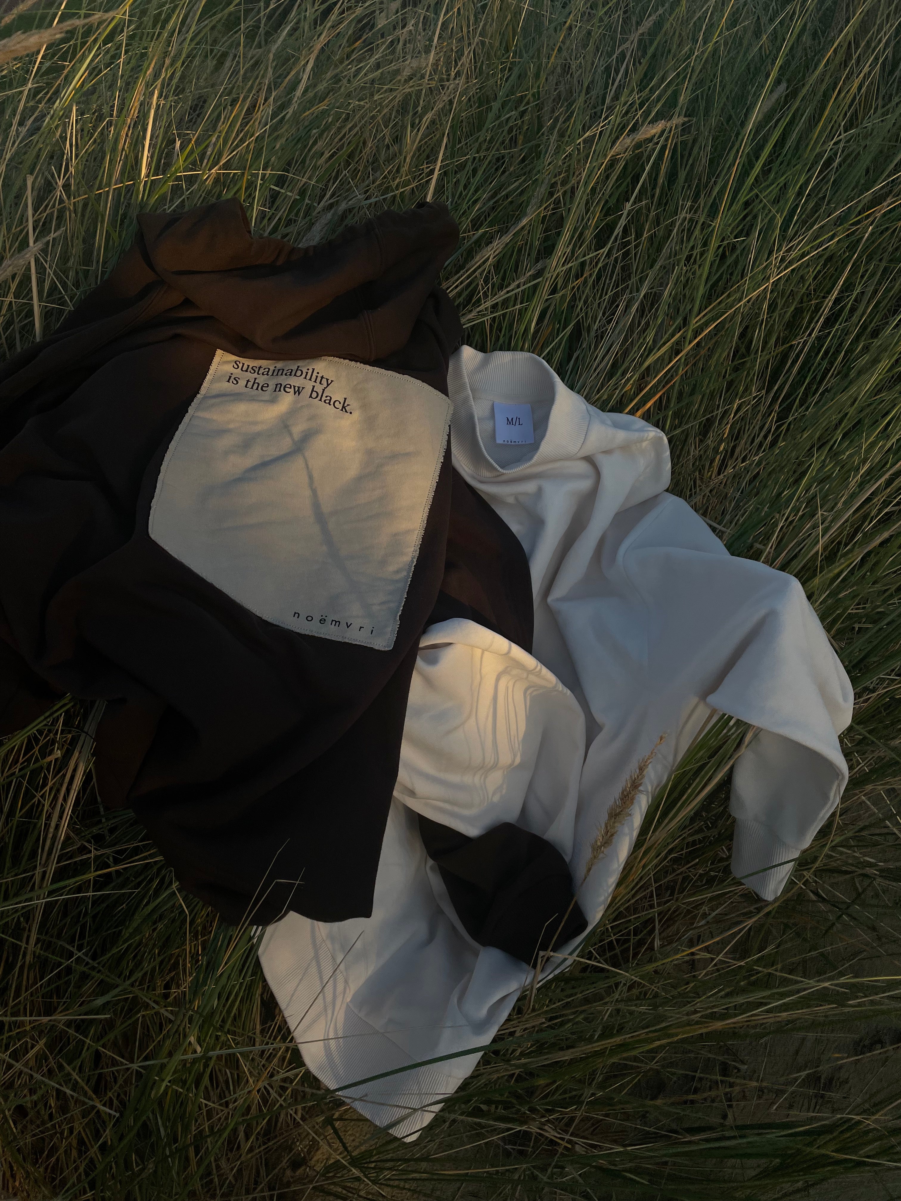 oversized Hoodie / seal brown